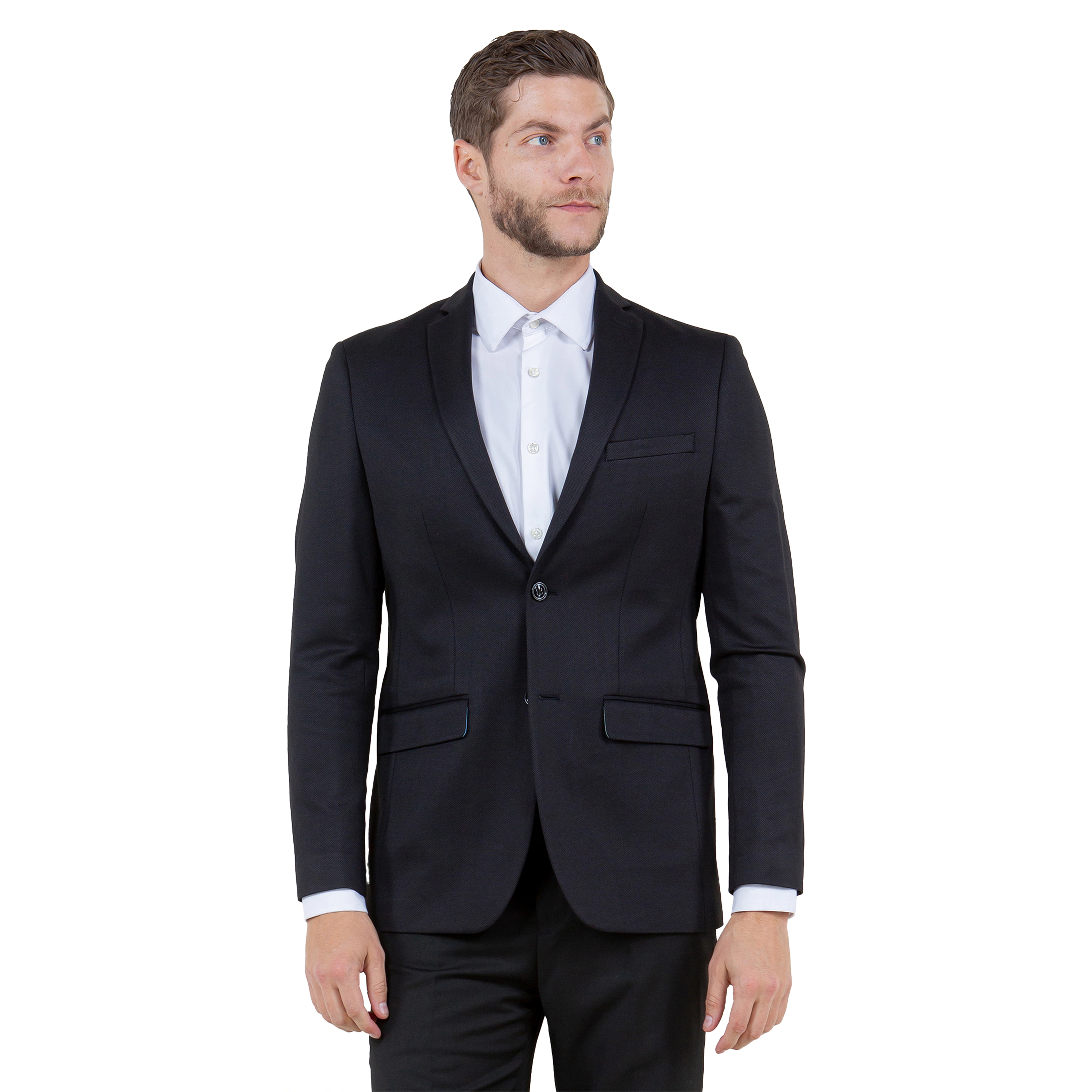 Zegarie Mens Knit Separtes Jacket Only, Notch Lapel