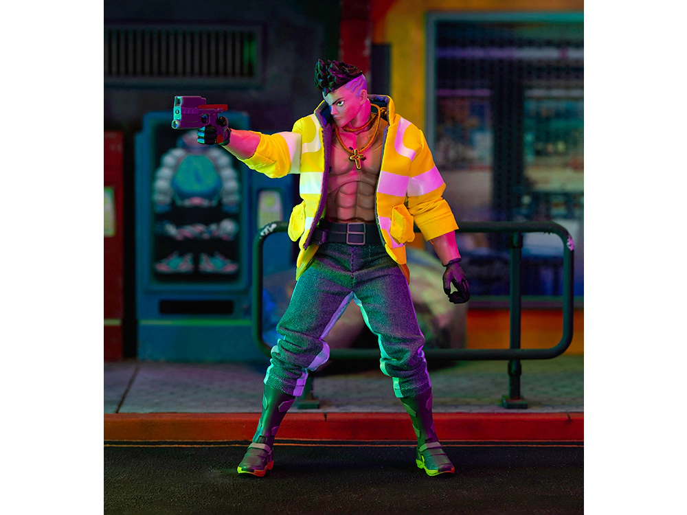 Jada David Martinez 6" Moveable Figure with Accessories and Alternate Head and Hands "Cyberpunk: Edgerunners"