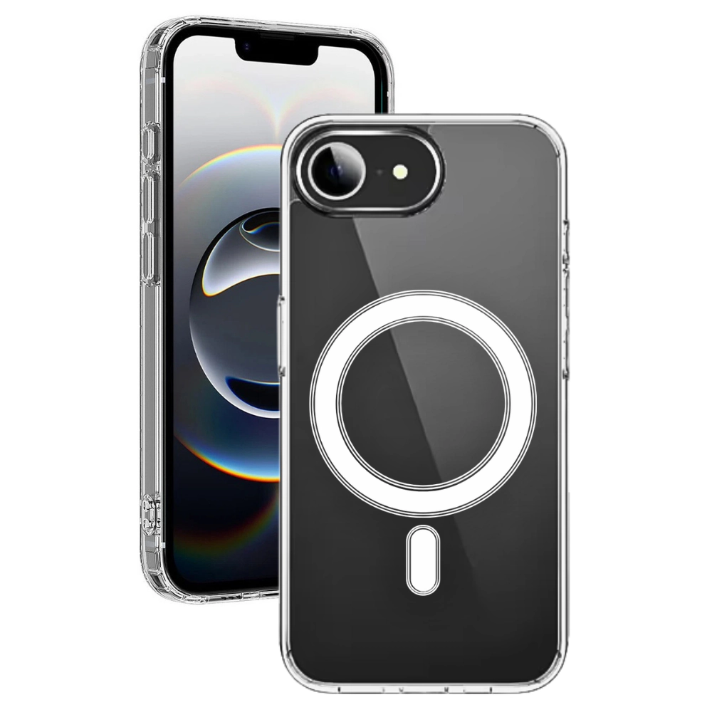 Qixxronics Magnetic Phone Cover for iPhone 16e / 17e, Shockproof Magnetic Case Compatible with iPhone 16e / 17e