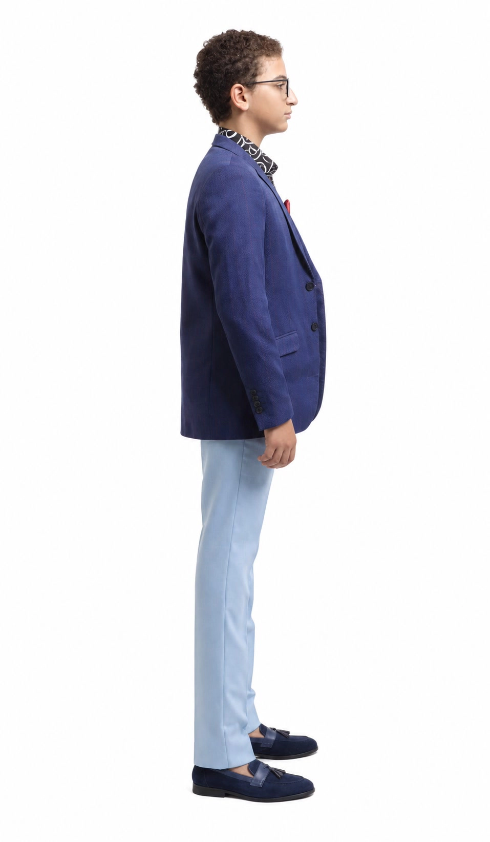 Elie Balleh Boys Slim Fit Digital Rain Jacket