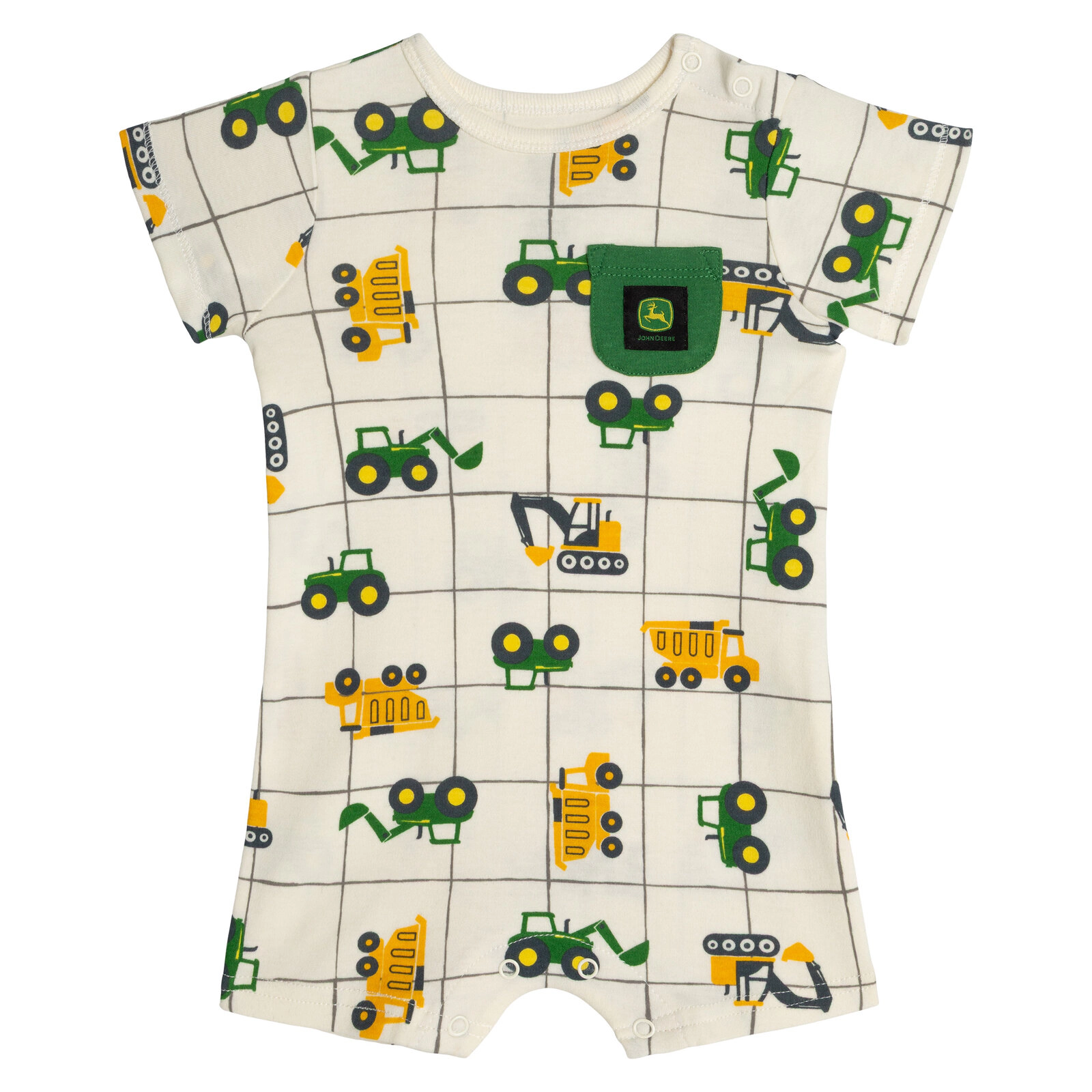 John Deere Baby Boys' One Piece Romper