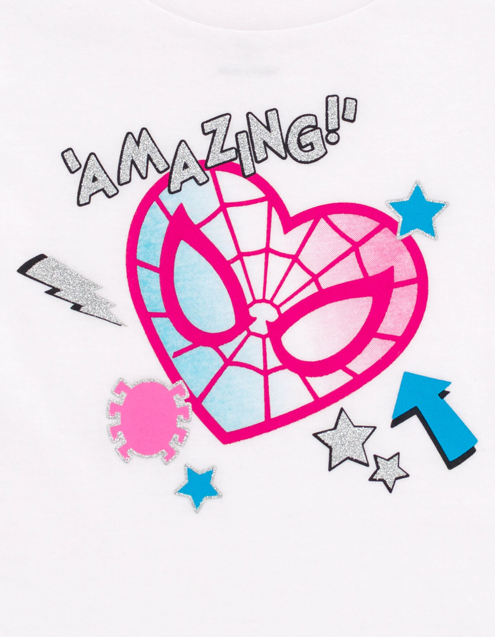 Marvel Spider-Man Girls' 2-Piece T-Shirt and Skirt Set