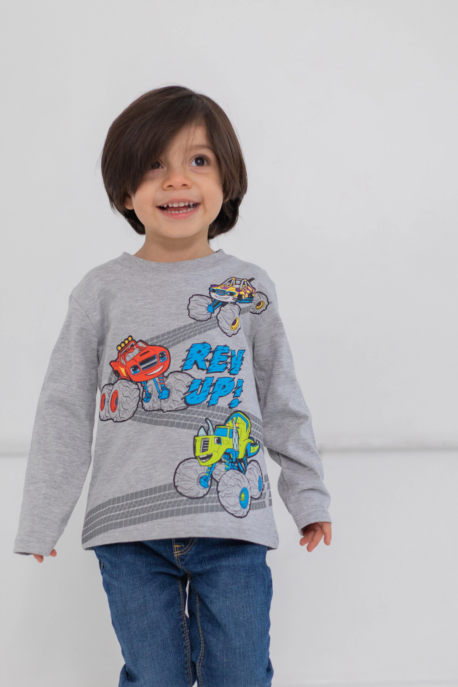 Blaze and the Monster Machines Boys' 2-Pack Long Sleeve Tees