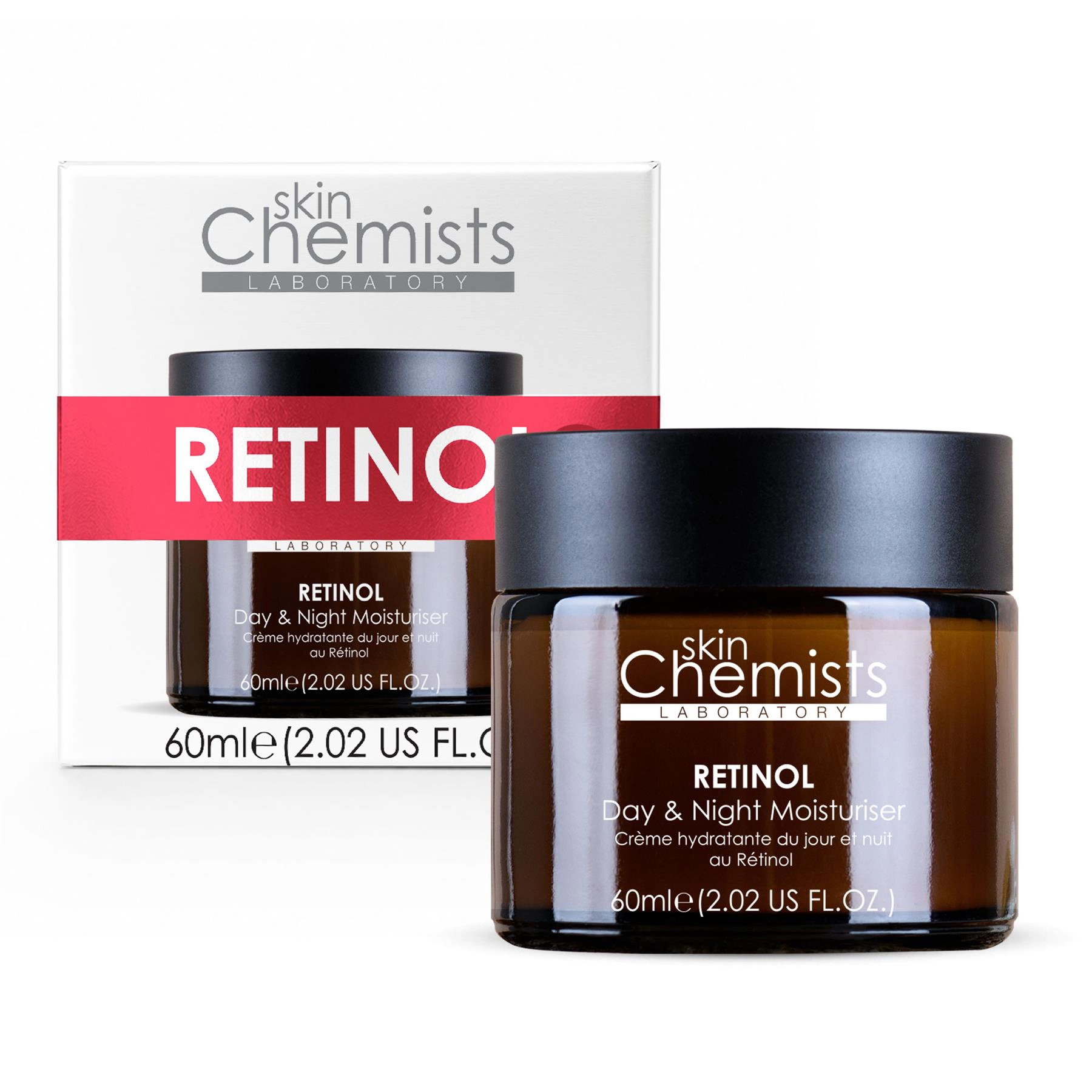 skinChemists Anti-Ageing Retinol Night Moisturiser with SYN-AKE 60ml