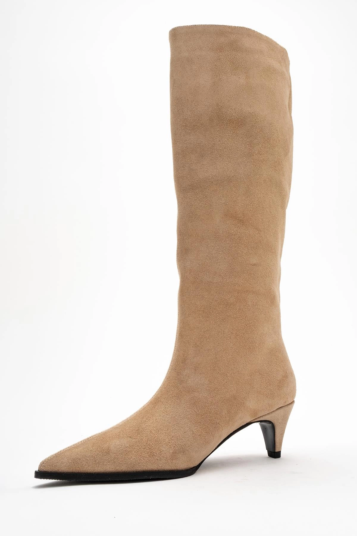 Forever & Always Womens Siora Leather Knee High Boots
