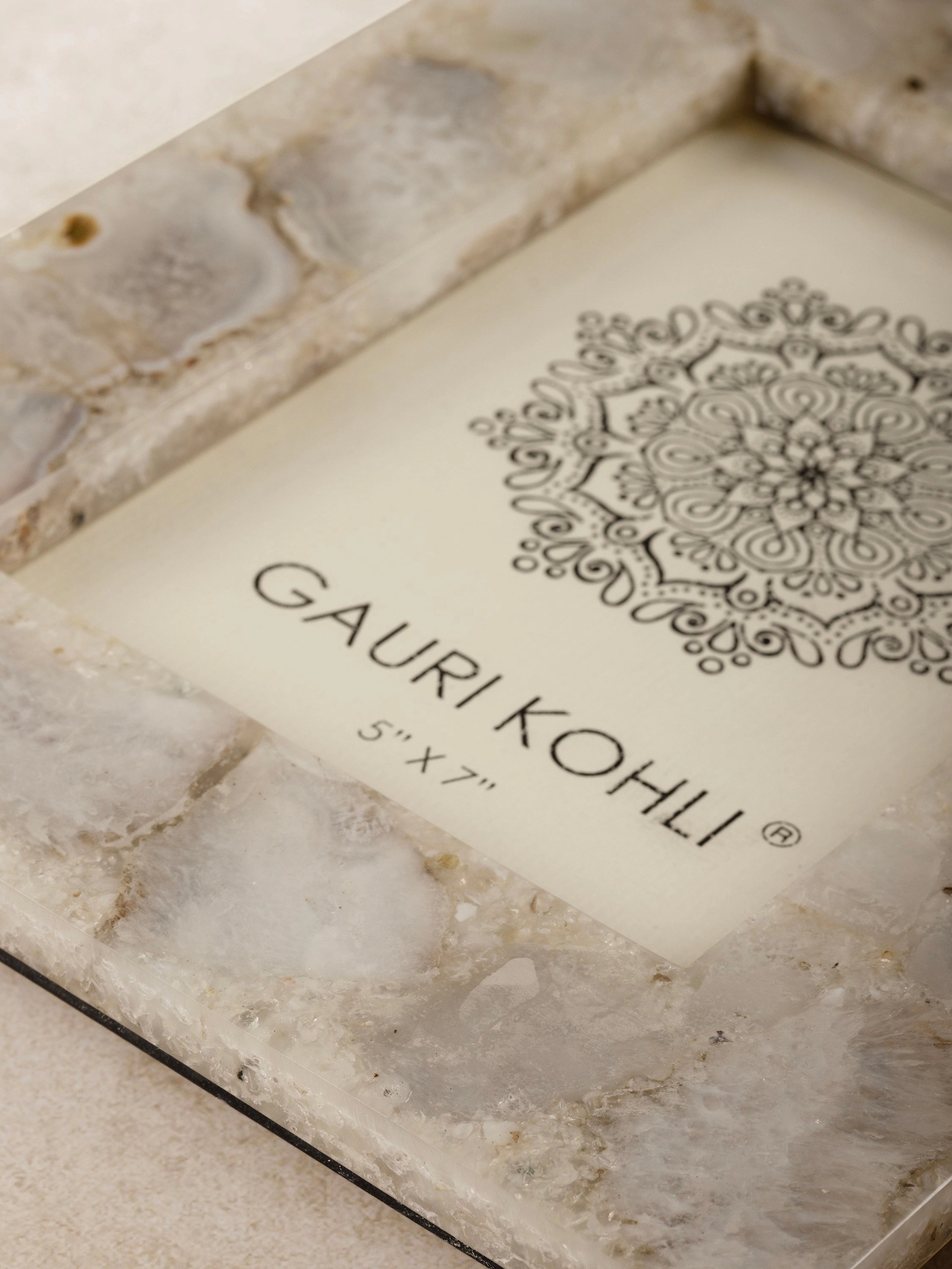 GAURI KOHLI Cherish Agate Picture Frame