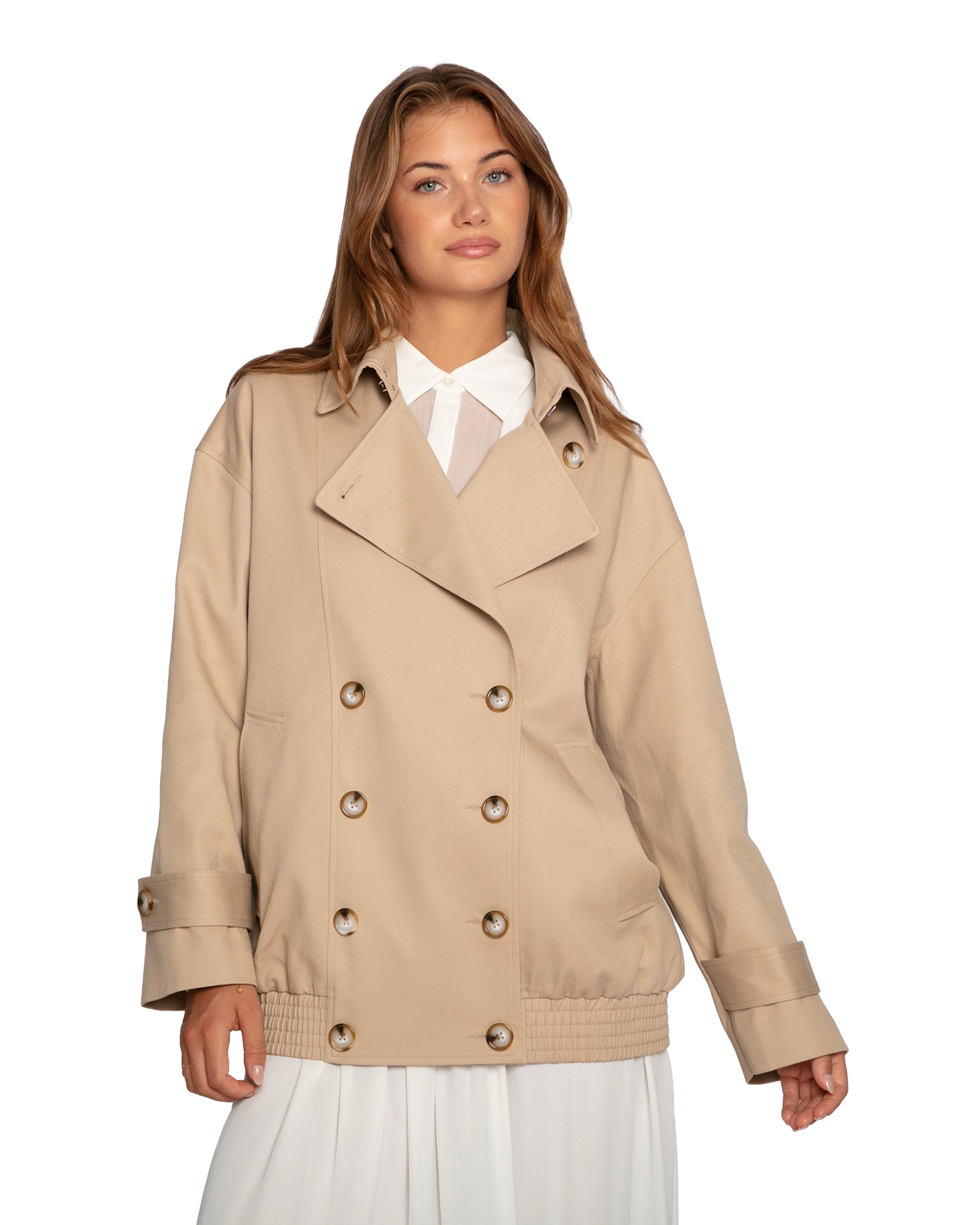 Belle & Bloom Weekend Trench Bomber Jacket