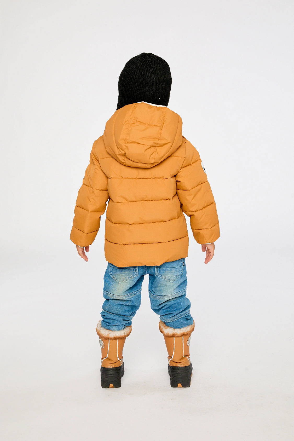 Deux par Unisex Quilted Winter Jacket Adapted for Car Seats
