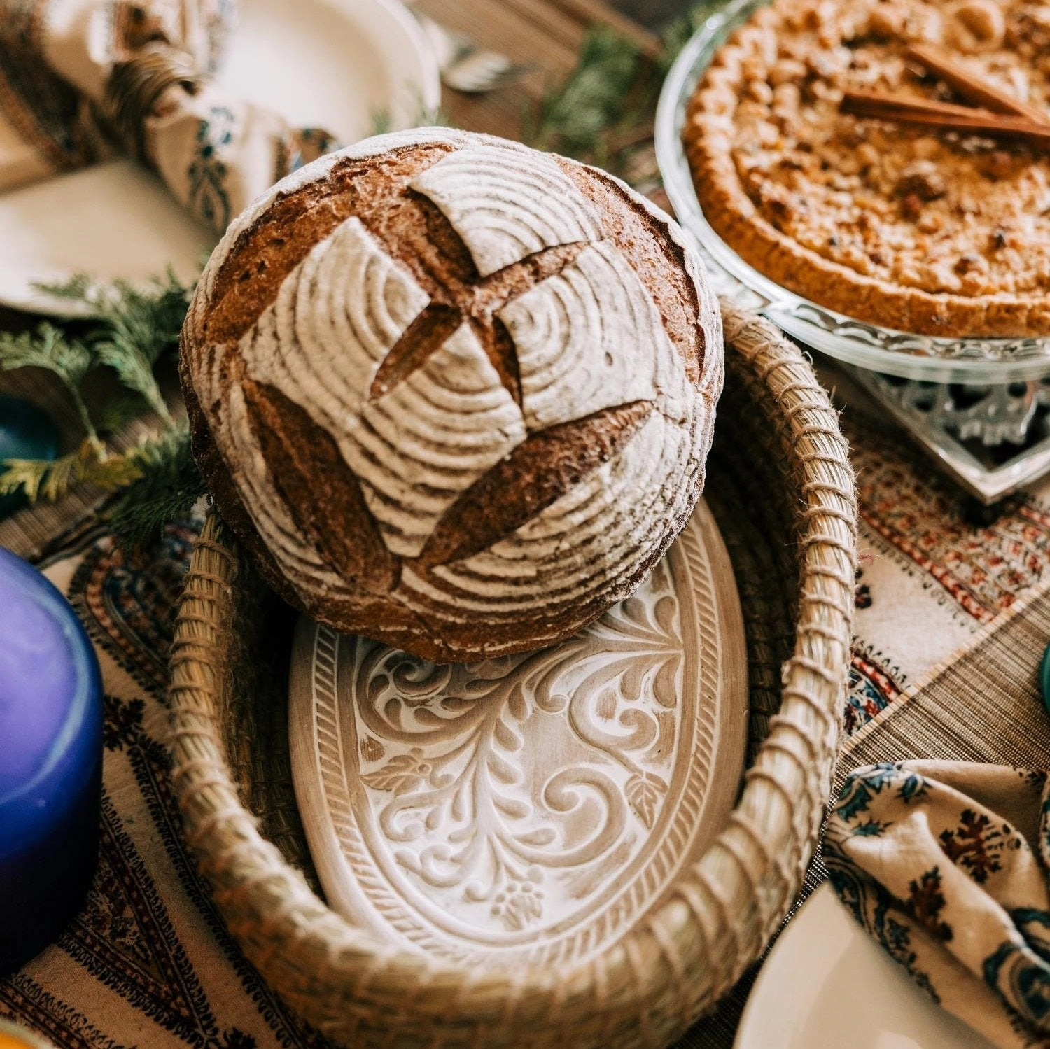 Ten Thousand Villages Toasty Bread Basket