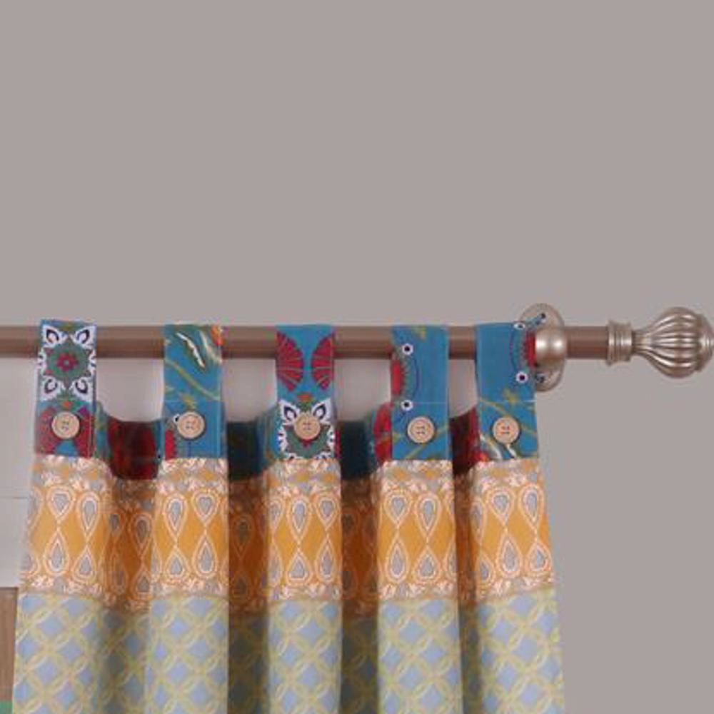 Barefoot Bungalow Thalia Window Curtain Panel Pair - 42x84", Multi