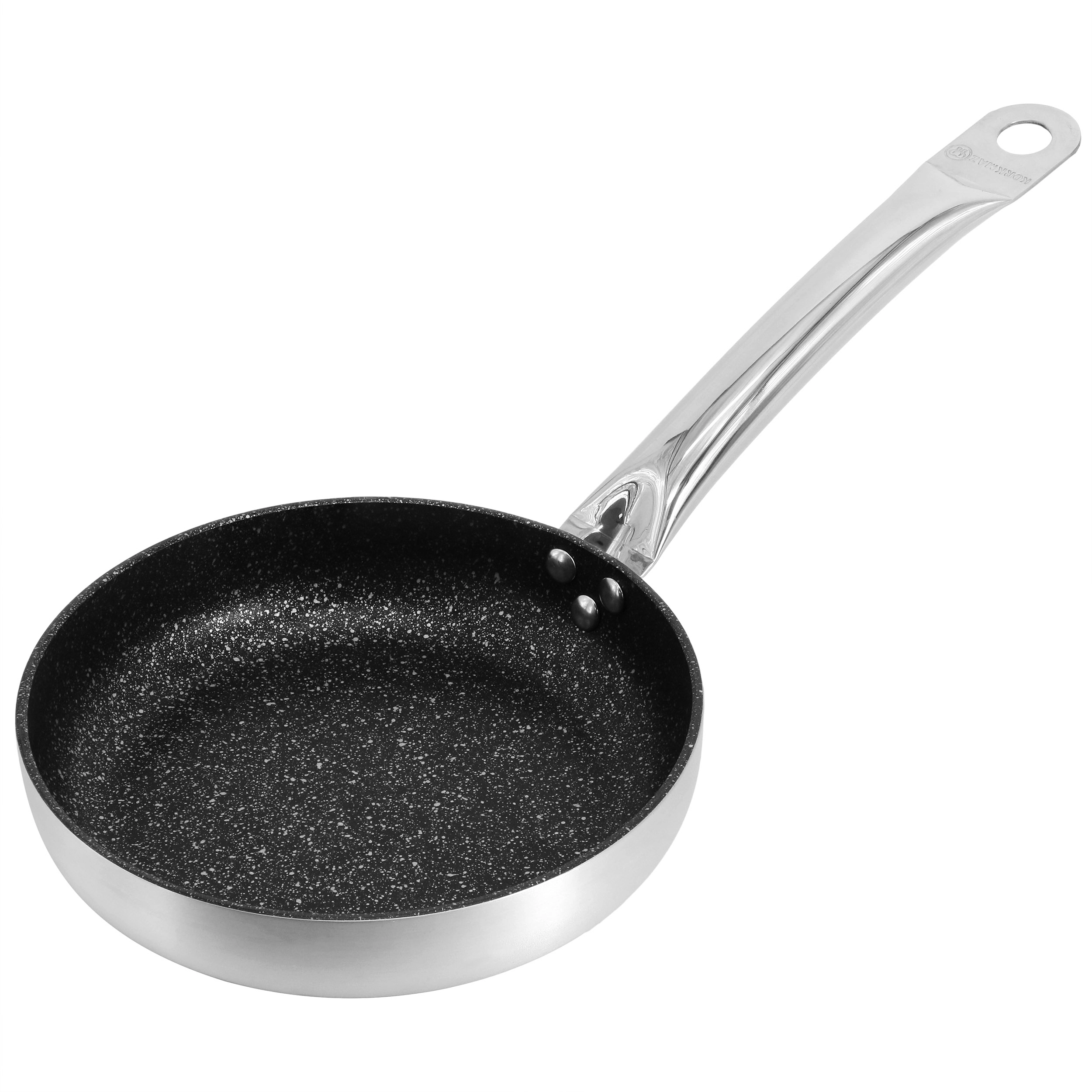 Korkmaz Gastro Inch Proline Professional Series Tava and Frypan in Brushed Silver