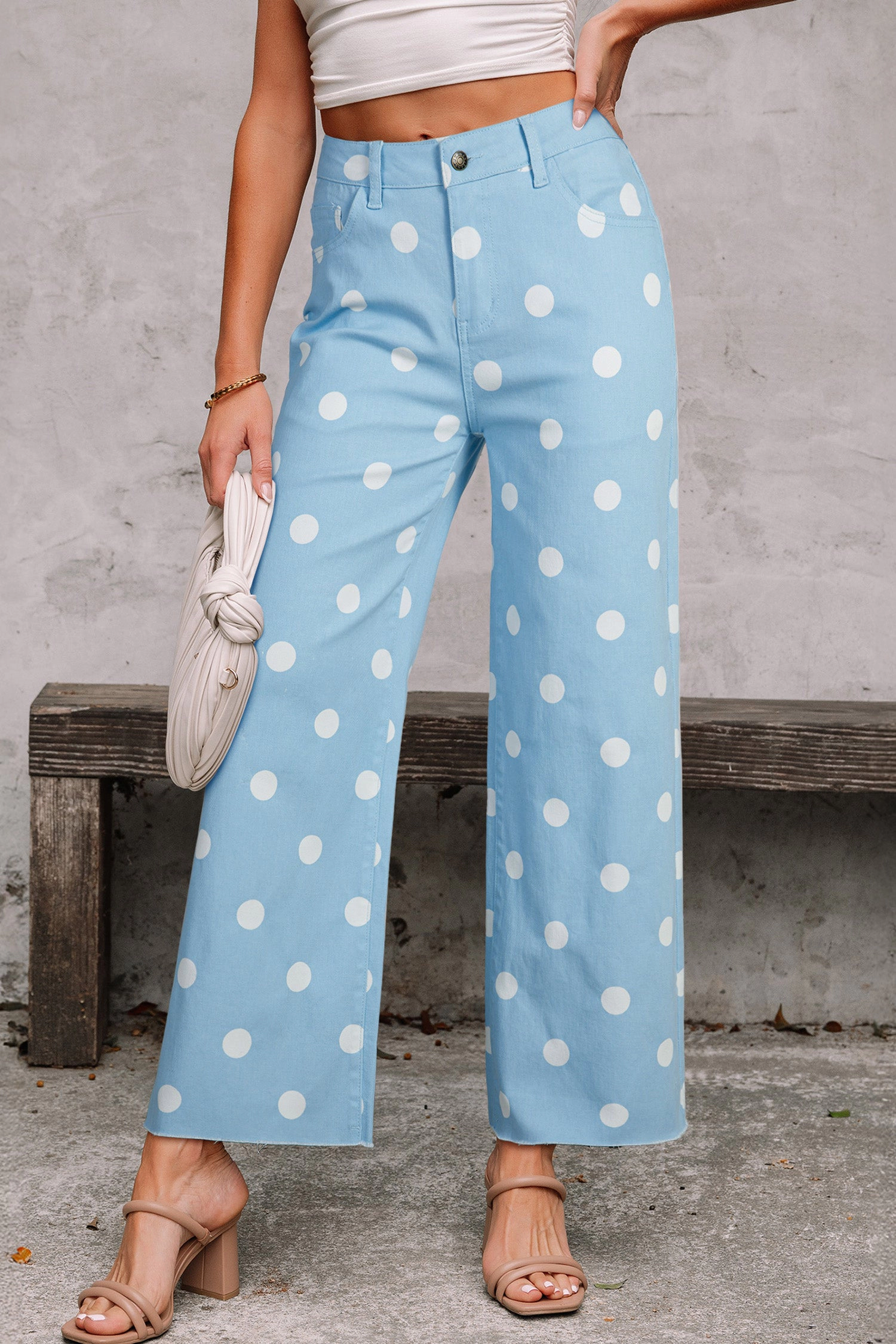 Threaded Pear Talia Raw Hem Shift Jeans
