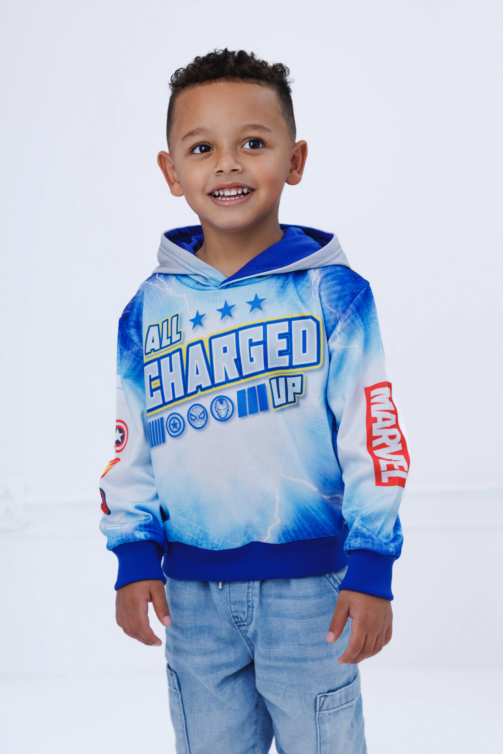 Monster Jam Marvel's Trucks Boys' Fleece Pullover Hoodie