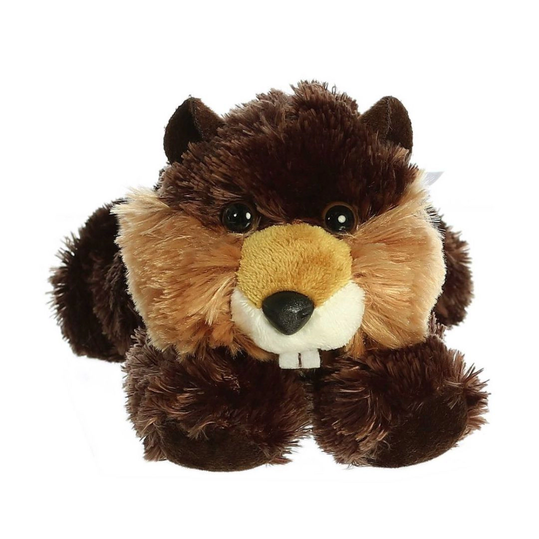 Aurora Mini Flopsie Builder the Beaver 8-Inch Stuffed Animal Plush