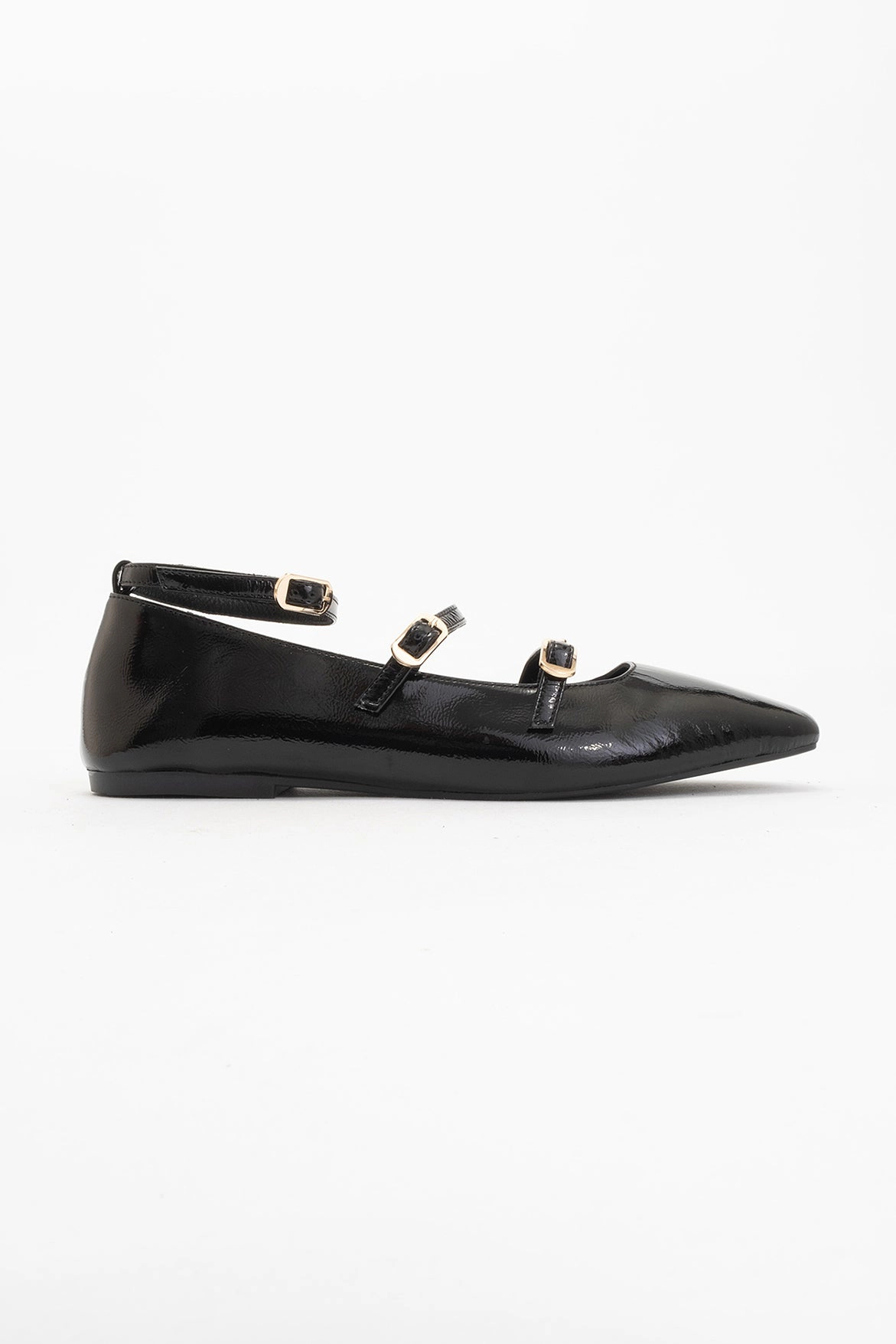 Forever & Always Womens Serena Leather Mary Jane Flats