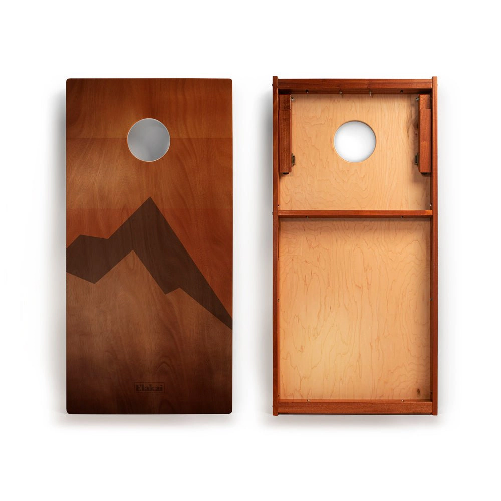 Elakai Retro Elakai Mahogany Pathfinder Cornhole Boards