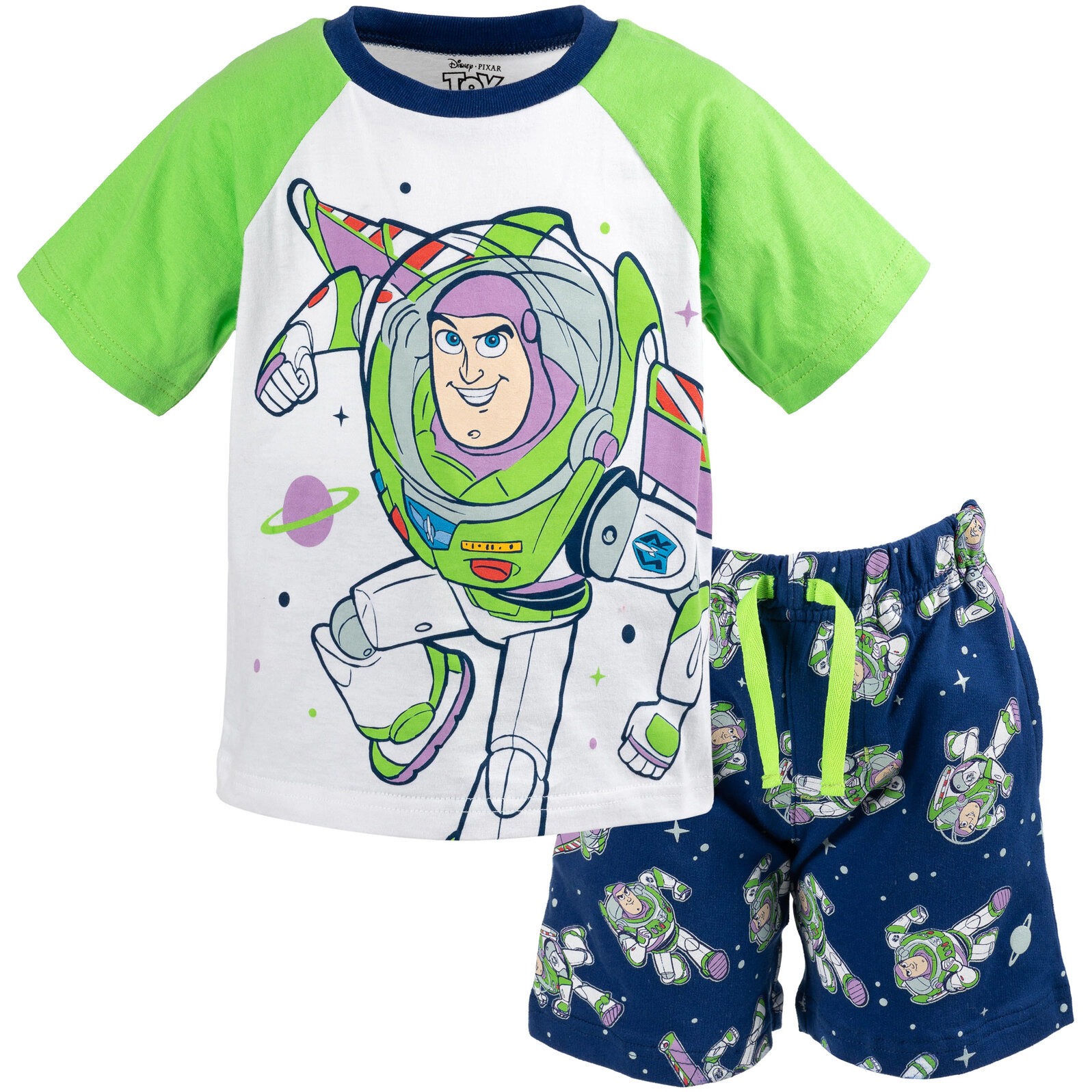Disney Boys' T-Shirt and French Terry Shorts Set