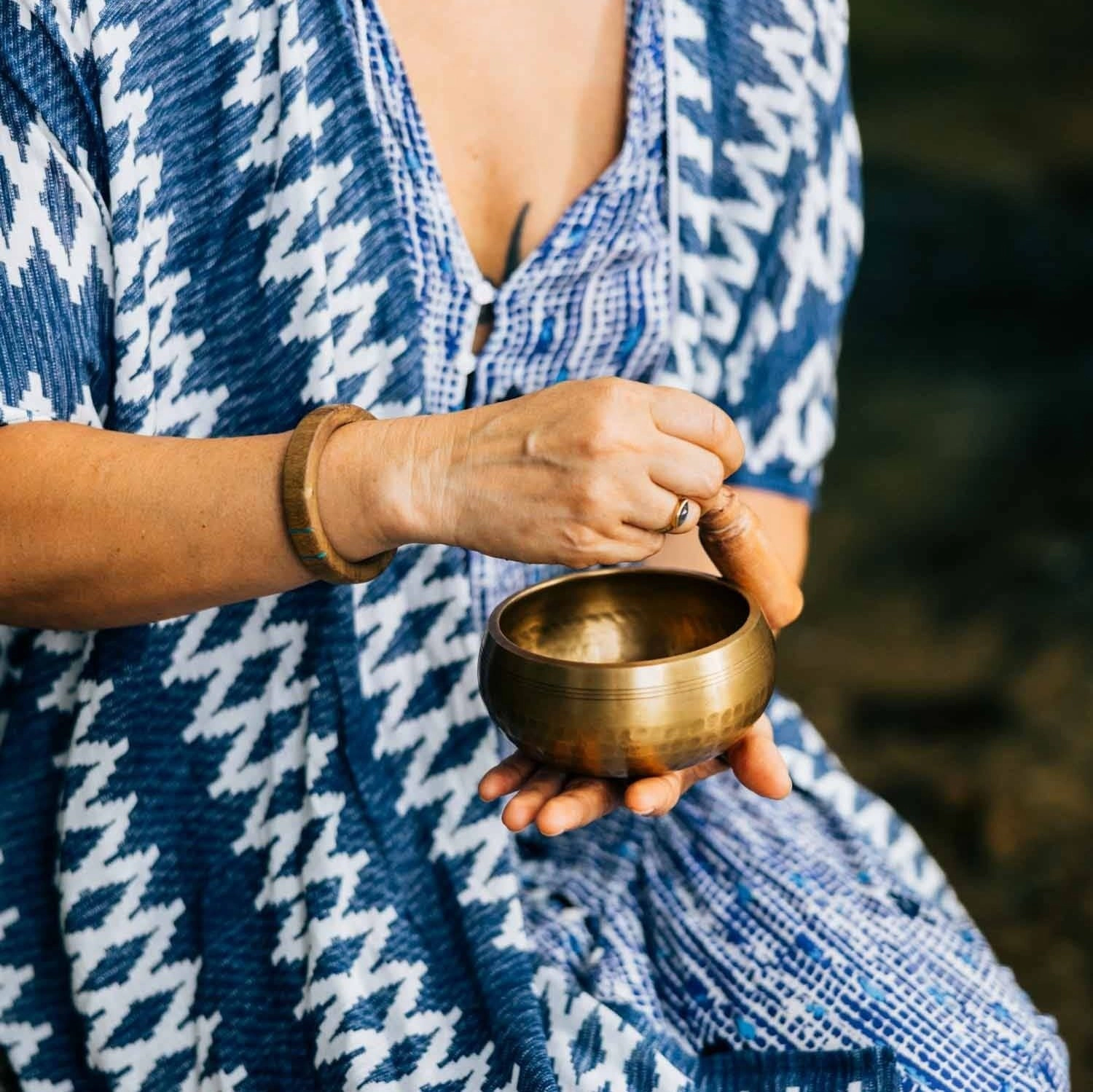 Ten Thousand Villages Kathmandu Singing Bowl