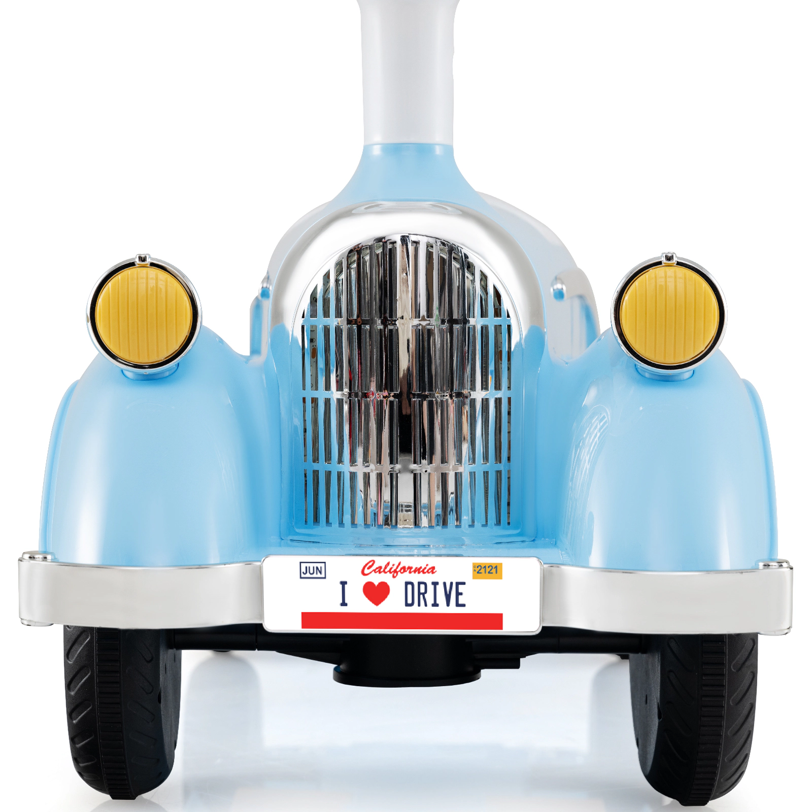 LJG Toddler Ride on Toy Classic Sliding Car with Horn and LED Headlight
