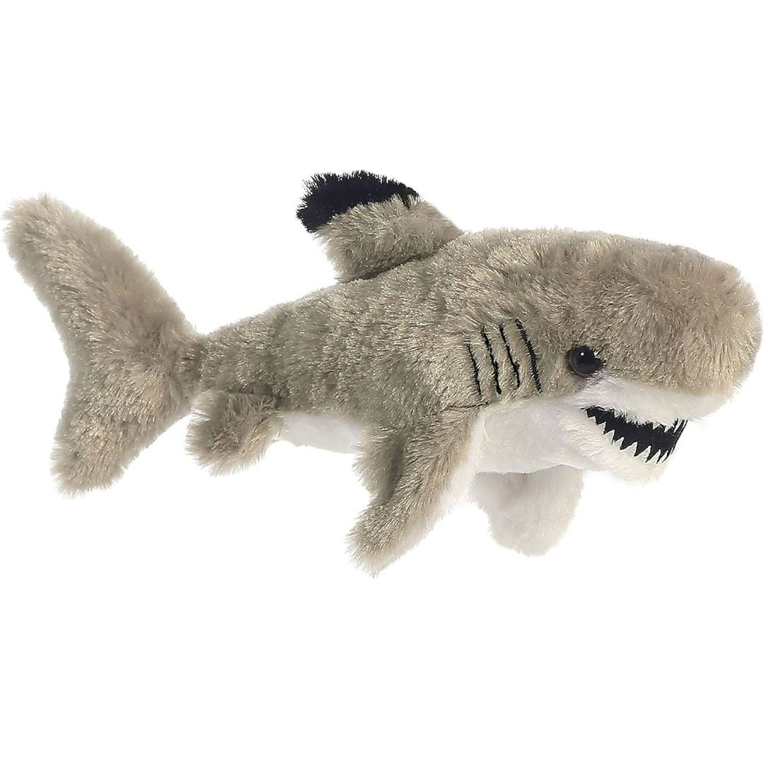 Aurora Mini Flopsie Black-Tipped Shark 8-Inch Stuffed Animal Plush