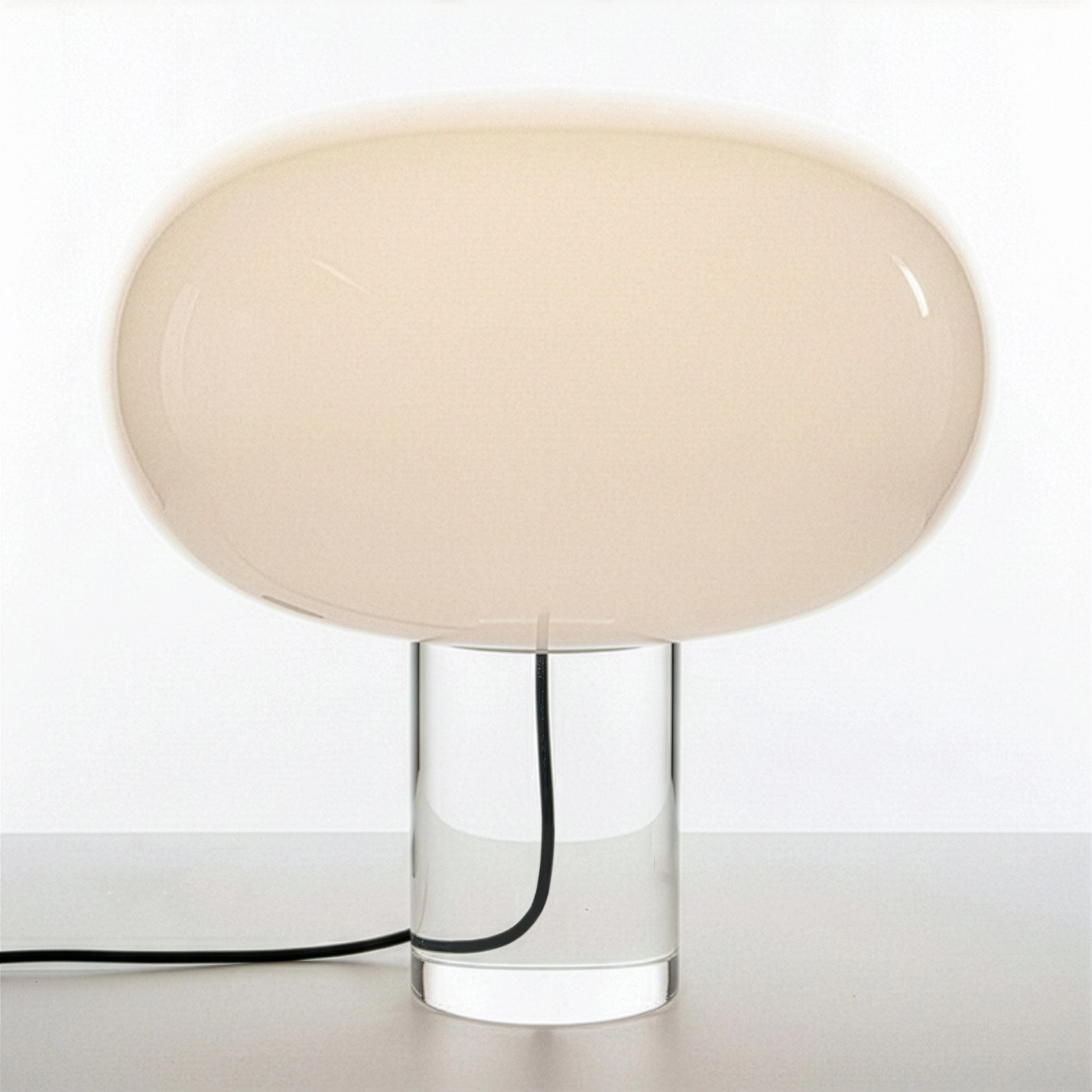 Brightech Callisto Glass LED Table Lamp