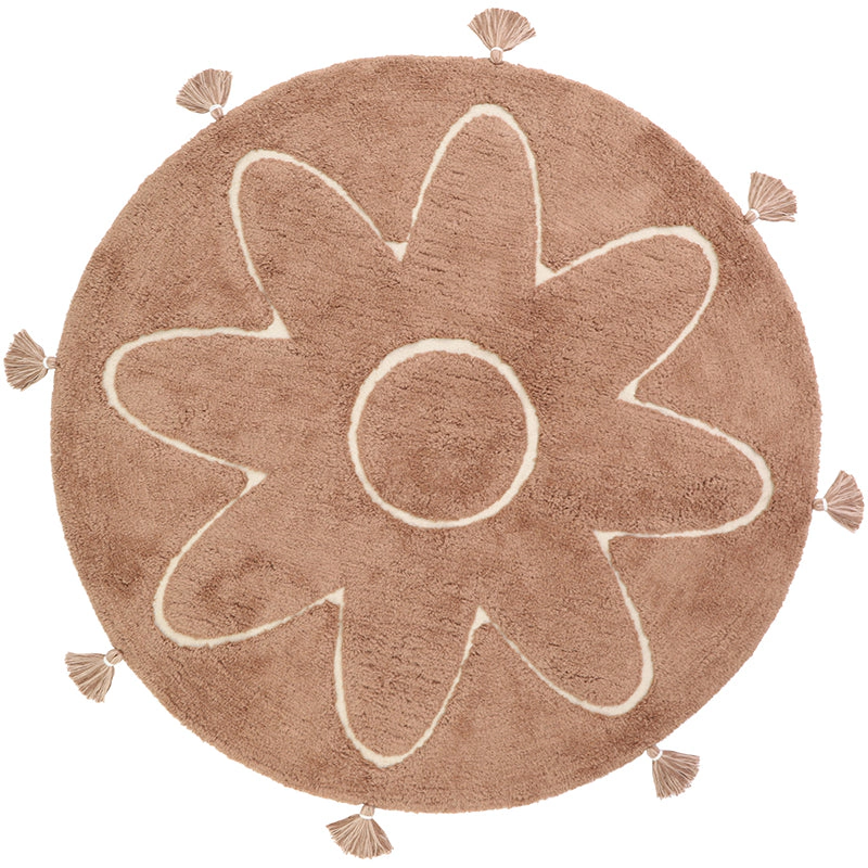 Nattiot Washable Cotton Kids Bohemian Rug With Tassels - Yva
