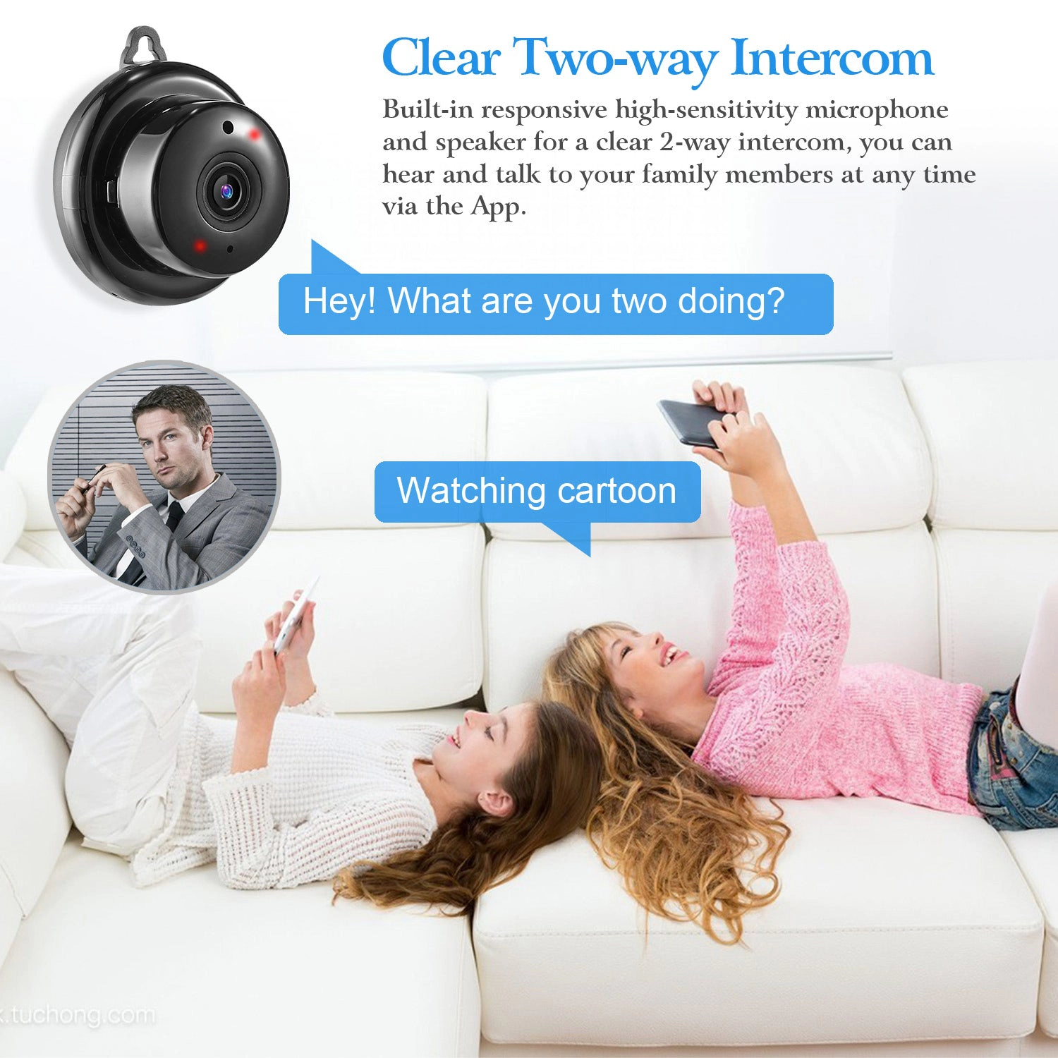 GBruno 720P WiFi IP Security Camera Night Vision