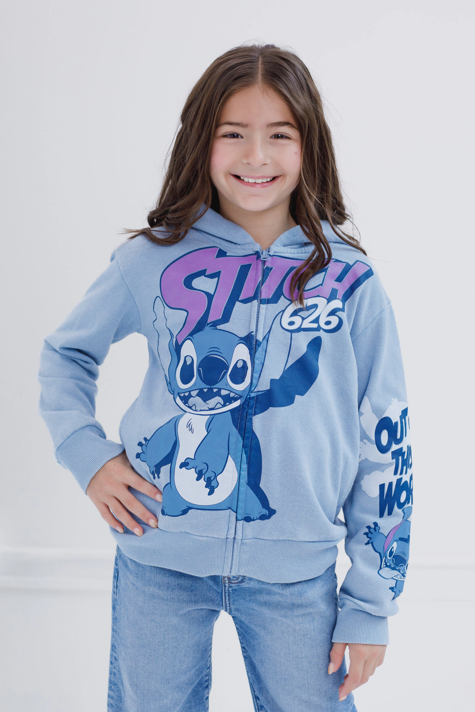 Disney Boys' Fleece Zip-Up Hoodie