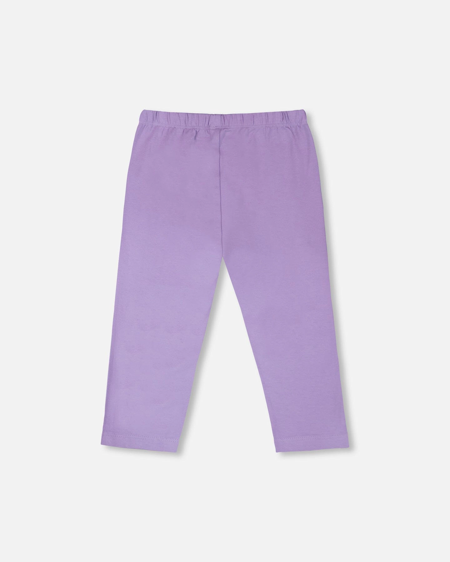 Deux par Deux Girls Organic Cotton Jersey Capri with Knee Screen Hearts Appliqués