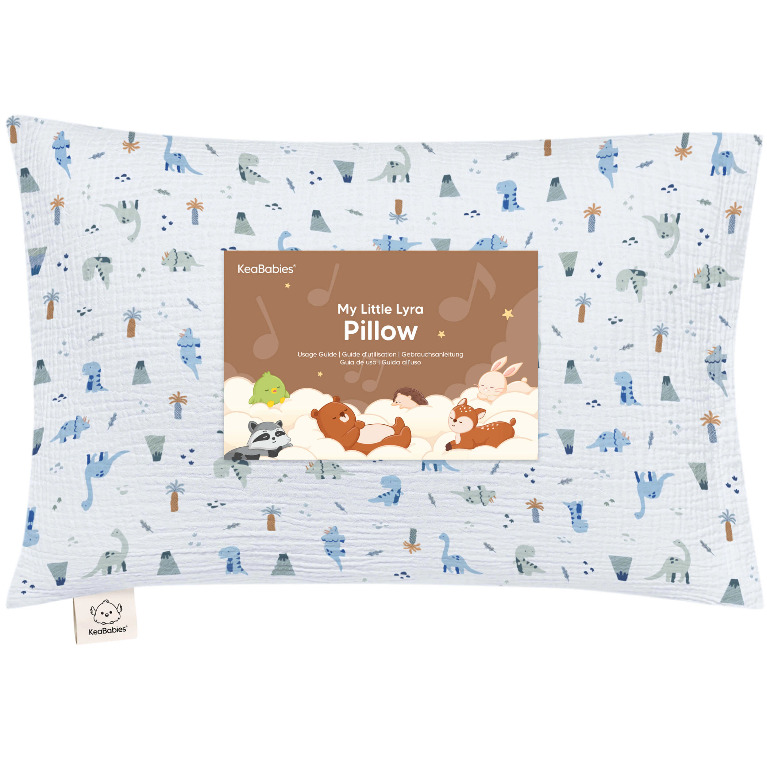 KeaBabies My Little Lyra Toddler Pillow with Muslin Pillowcase
