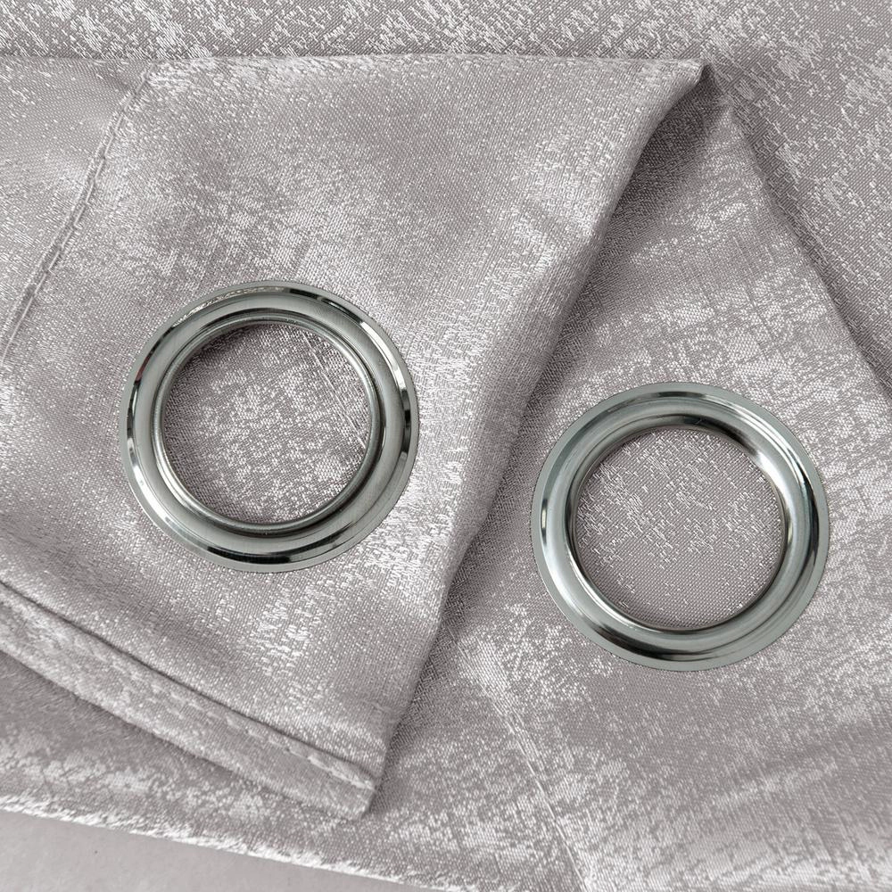 Oliva Gray Nora Embossed Blackout Grommet Panel