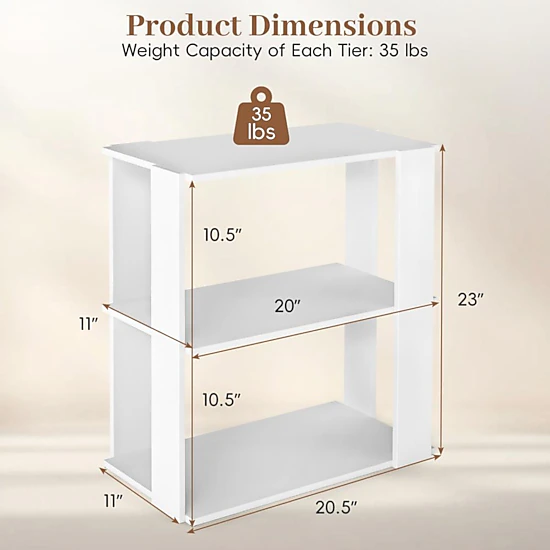 Hivvago 3-Tier Stackable Shoe Storage Organizer