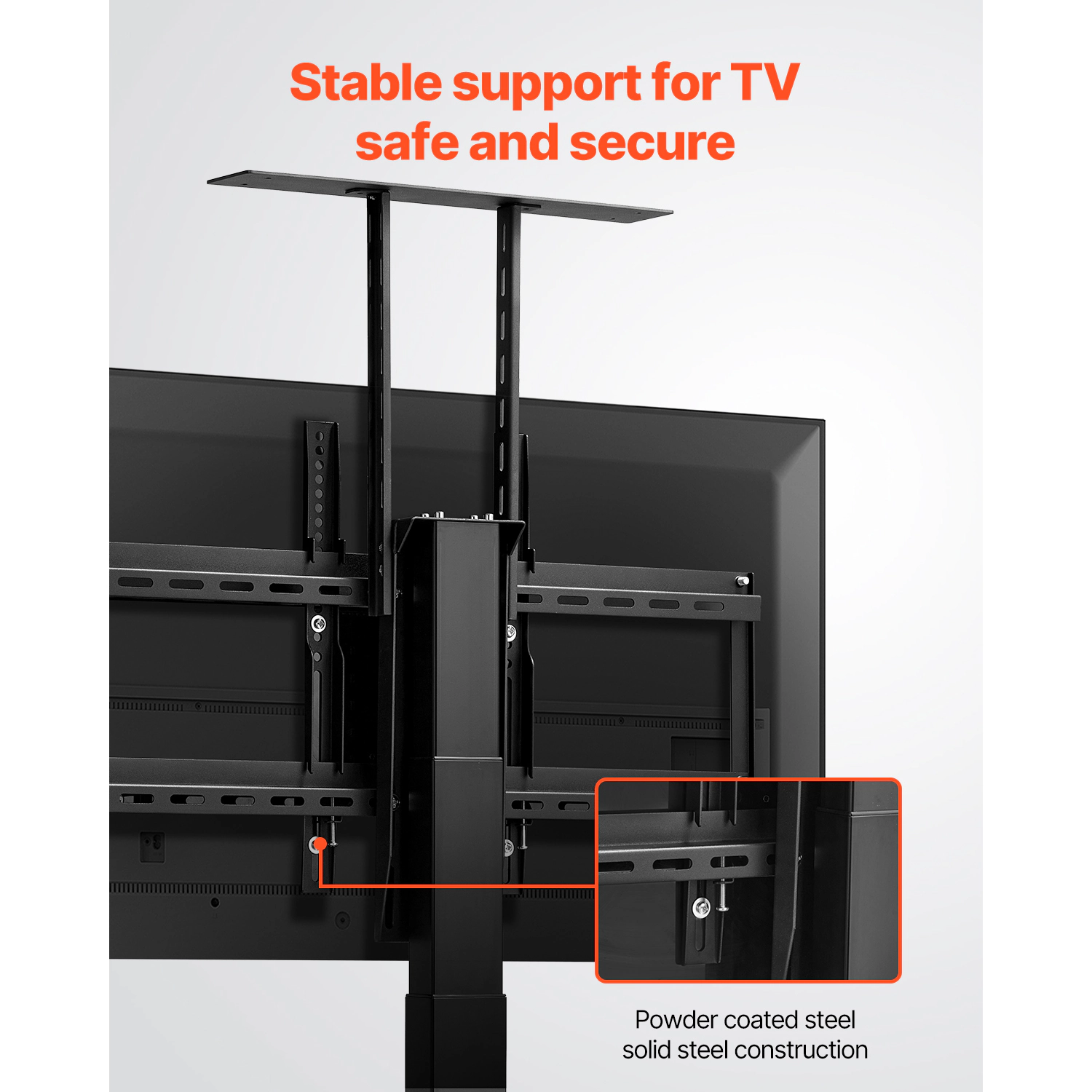 HONGGE Motorized TV Mount Bracket with Adjustable Electric Bracket for TVs