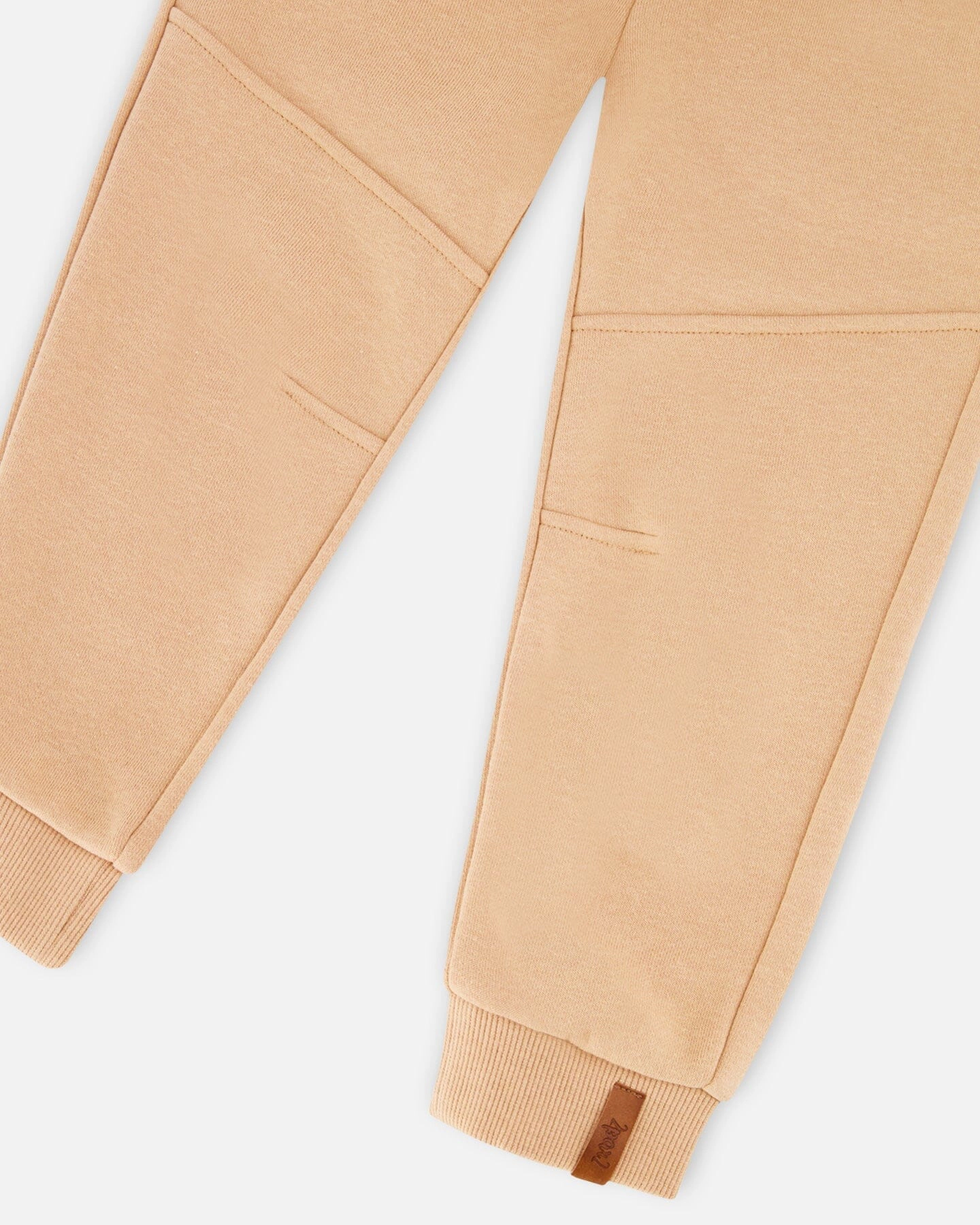 Deux par Deux Boys French Terry Cross Seam Drawstring Waist Sweatpants
