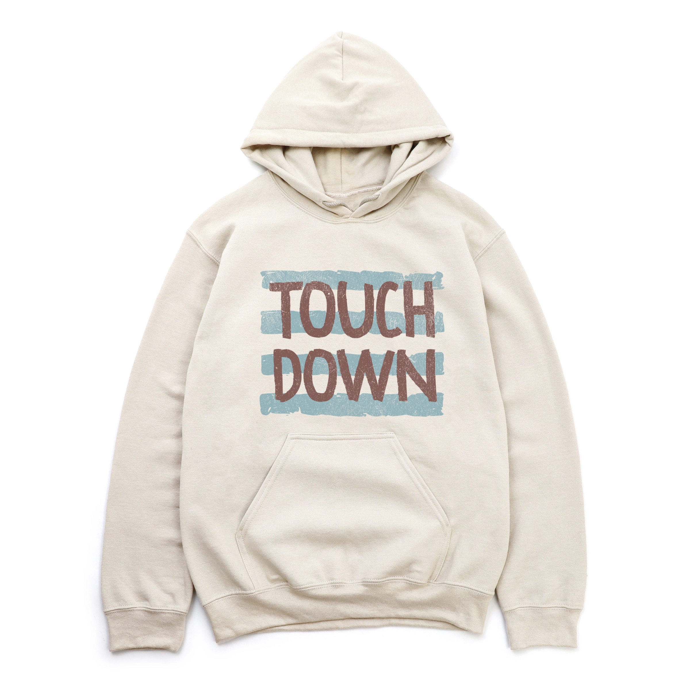 Simply Sage Market - Women's Graphic Hoodie Touch Down Horizontal Stripes