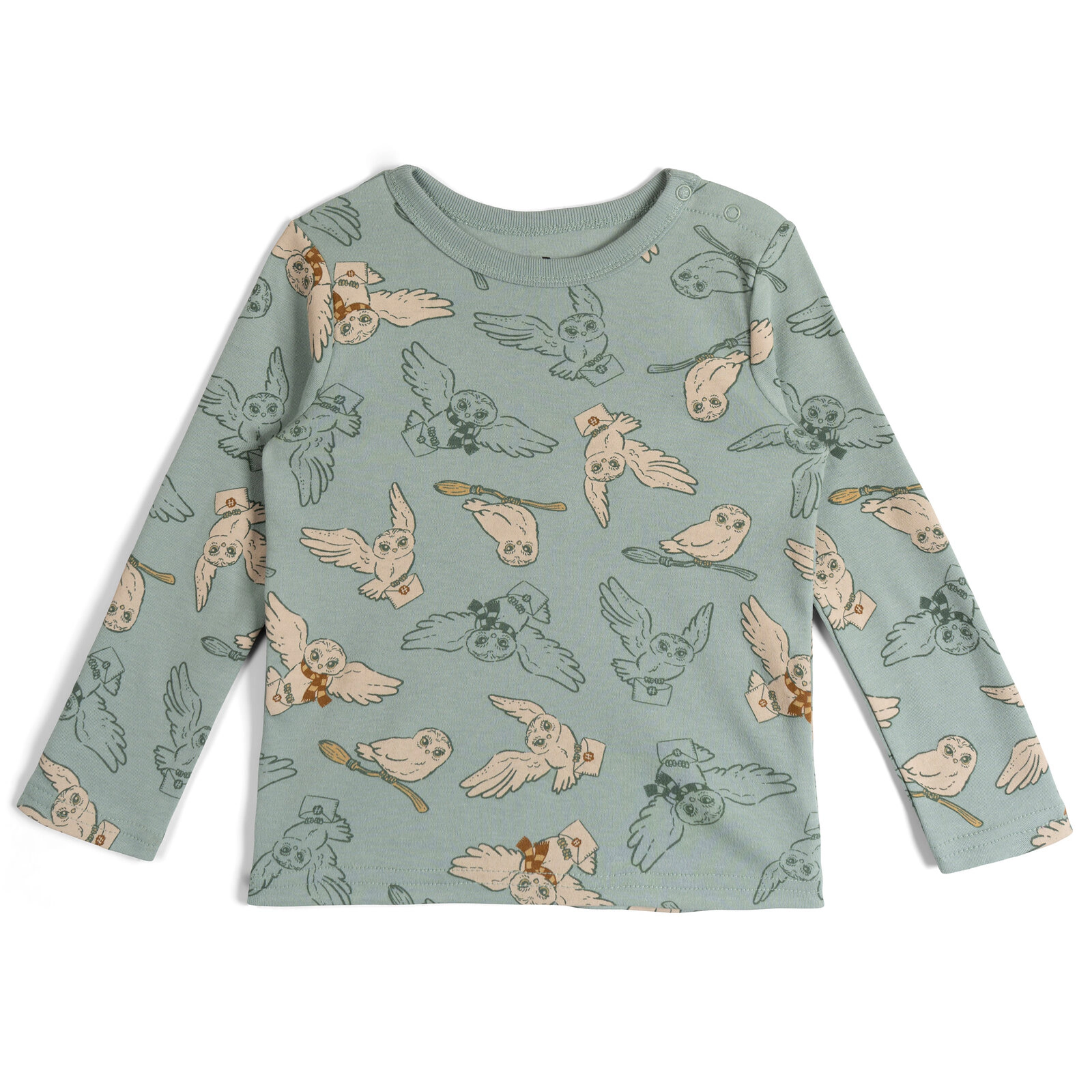 Harry Potter Hedwig Baby 2-Piece Overalls and T-Shirt Set