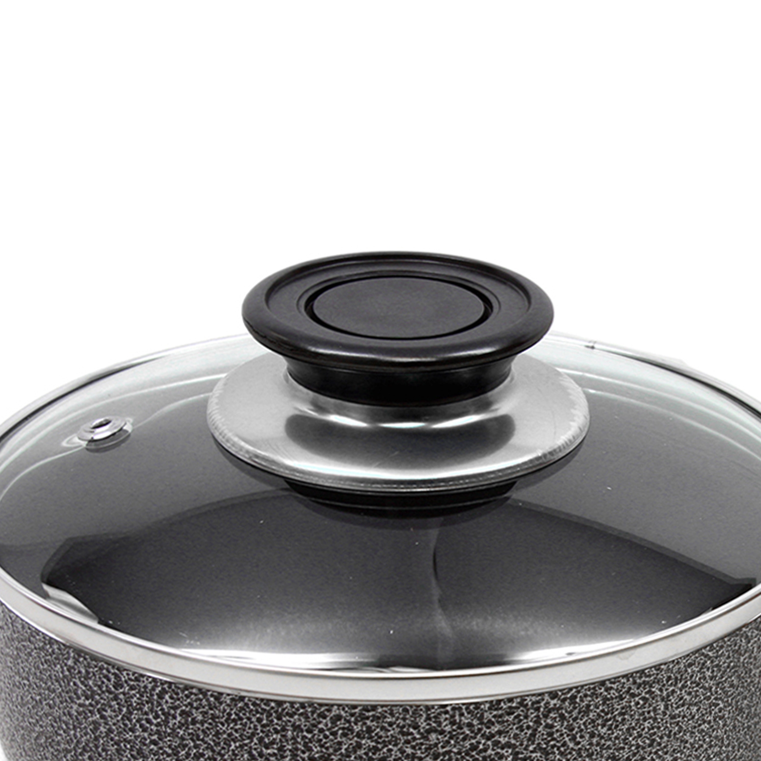 Brentwood Saucepan Aluminum Non-Stick 2 Qt-Gray