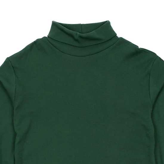 Leveret Toddler/Kids Basics Boho Solid Cotton Turtleneck