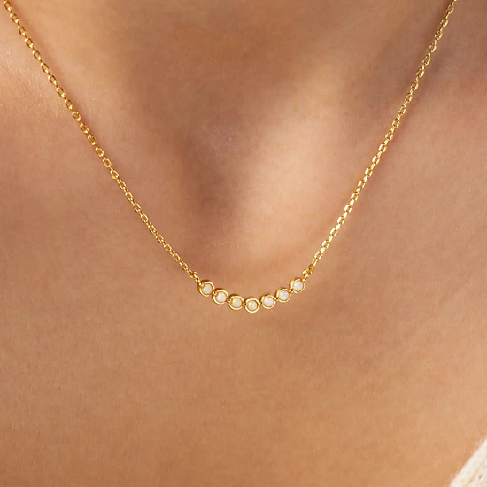 【定価37,400円】クレッシオーニ arc necklace Mint & Lily Women's Opal Arc Necklace, Color: Gold Tone - JCPenney