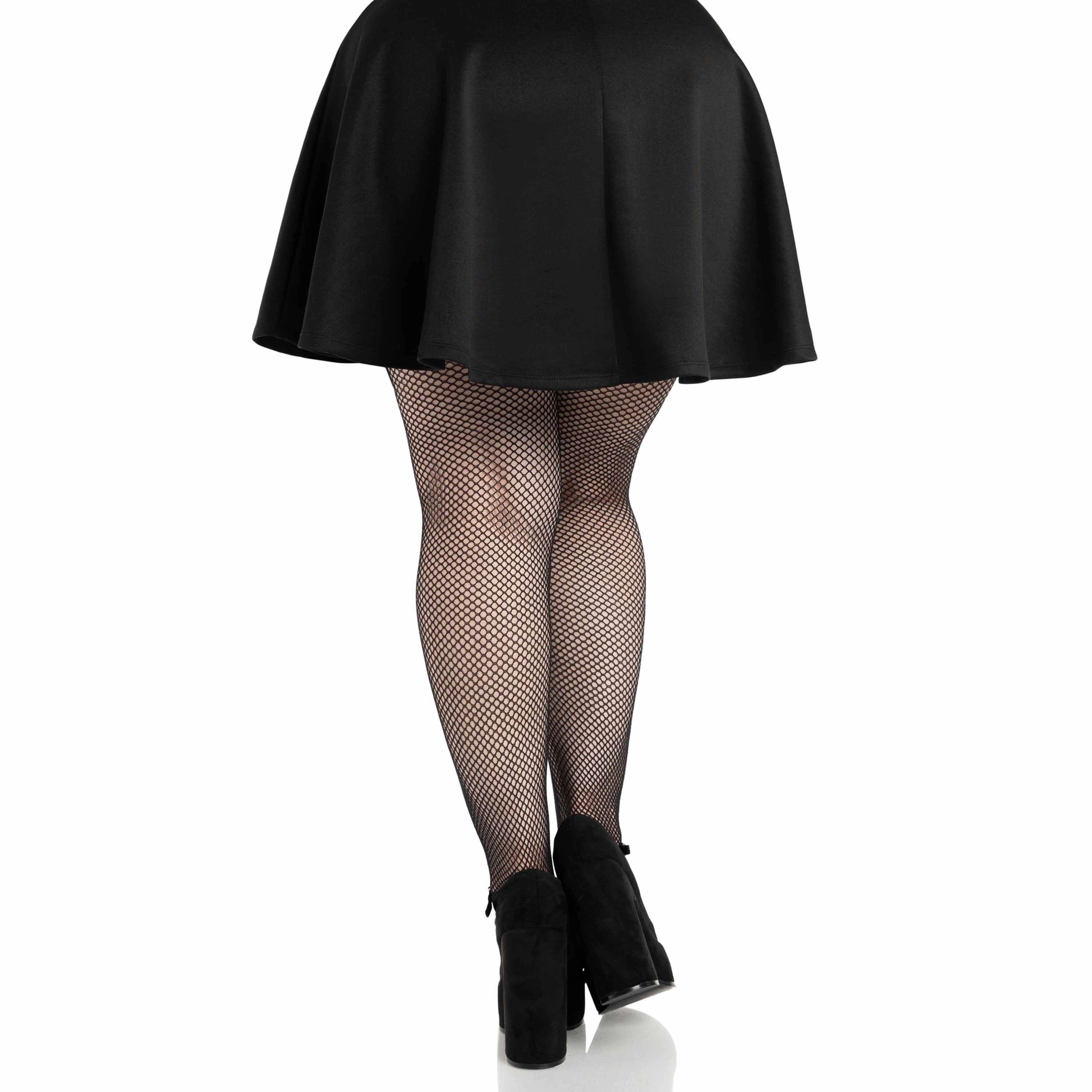 Leg Avenue Women's Plus Size Nylon Fishnet Tights