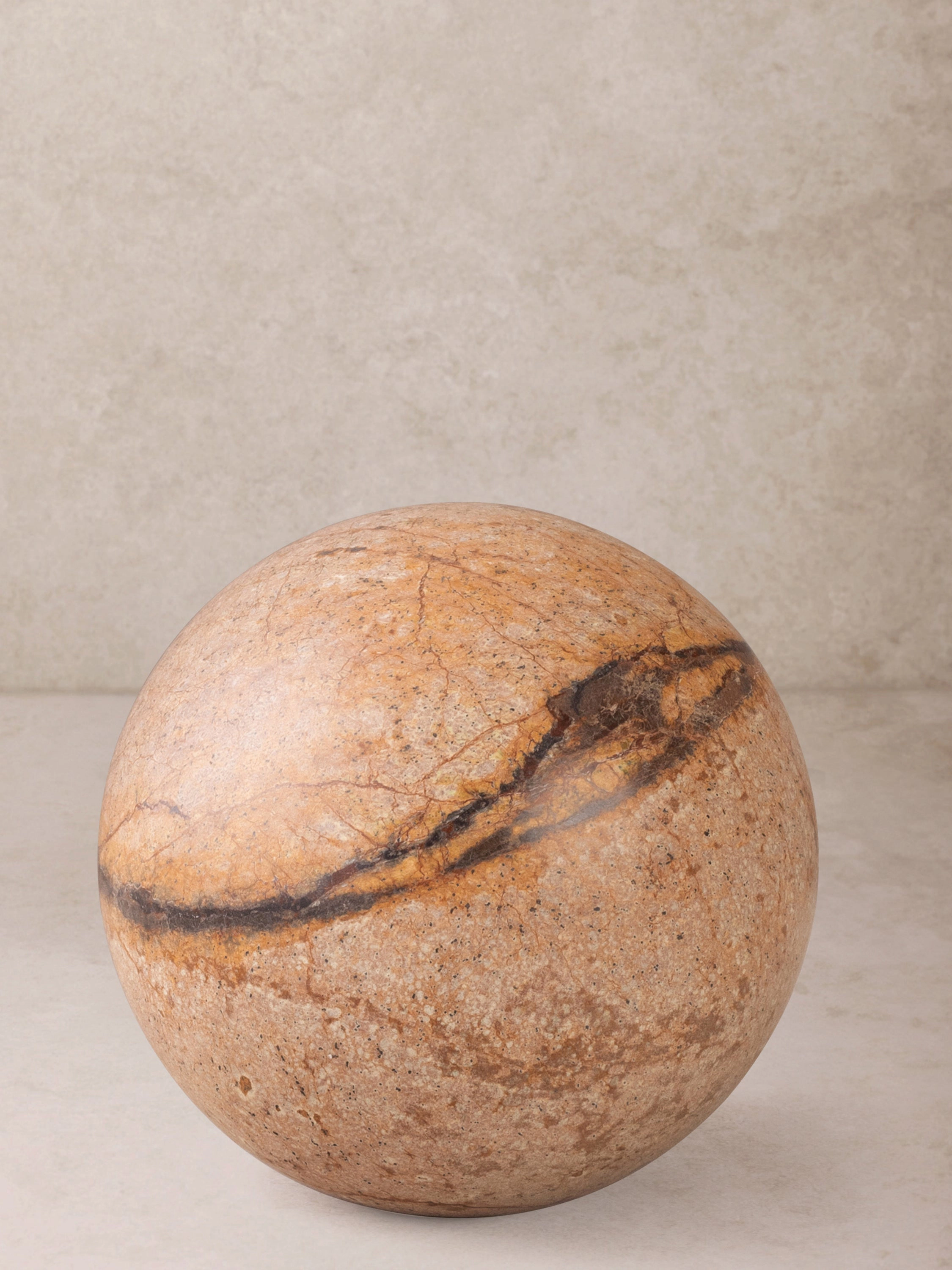 GAURI KOHLI Forest Green Marble Sphere Object