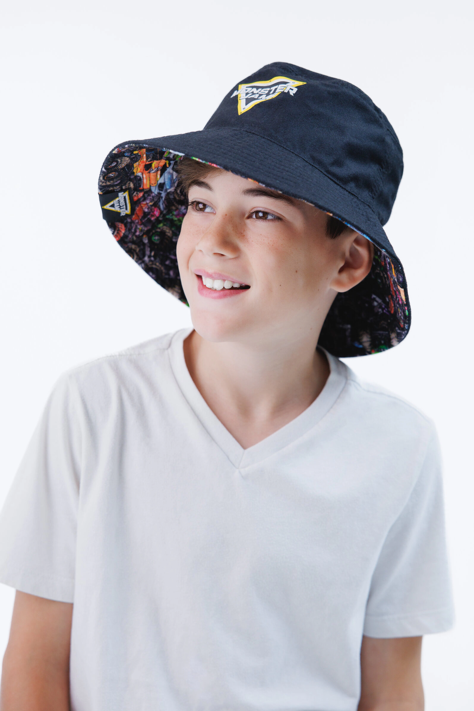 Monster Jam Boys' Bucket Hat