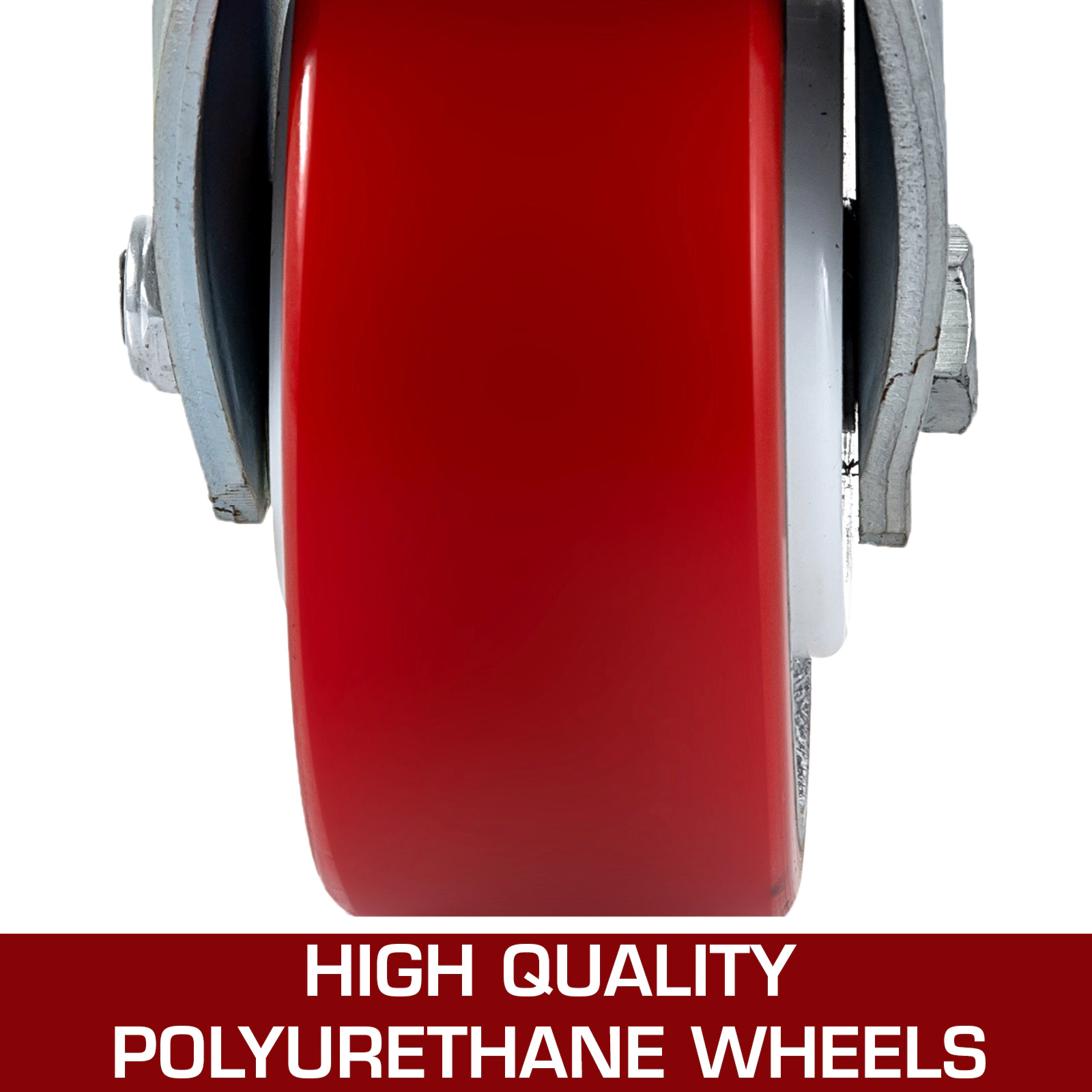HONGGE Caster Wheels Swivel Plate Casters with Wheels Per Caster Wheels