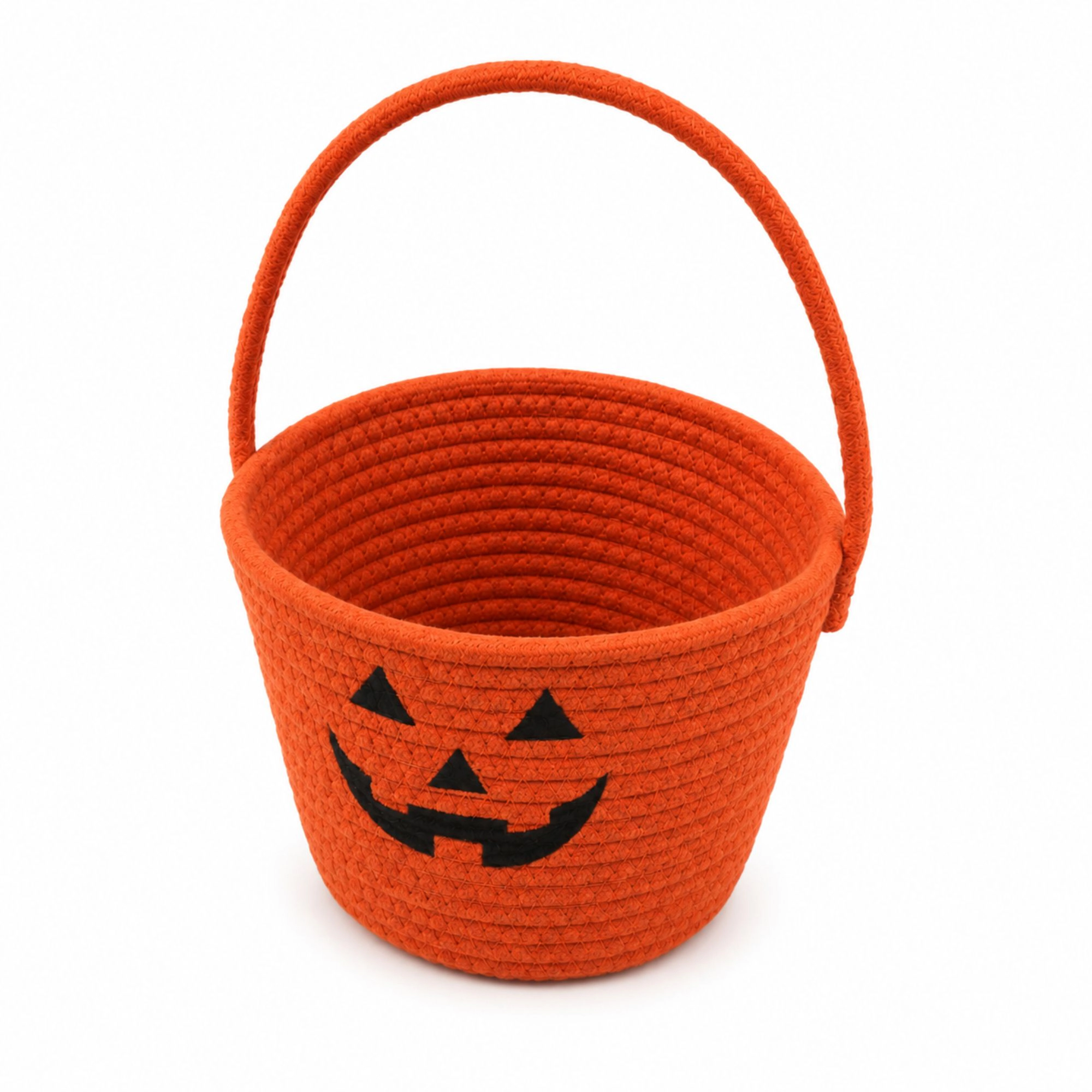 Alilang Halloween Woven Rope Pumpkin Ghost Candy Basket