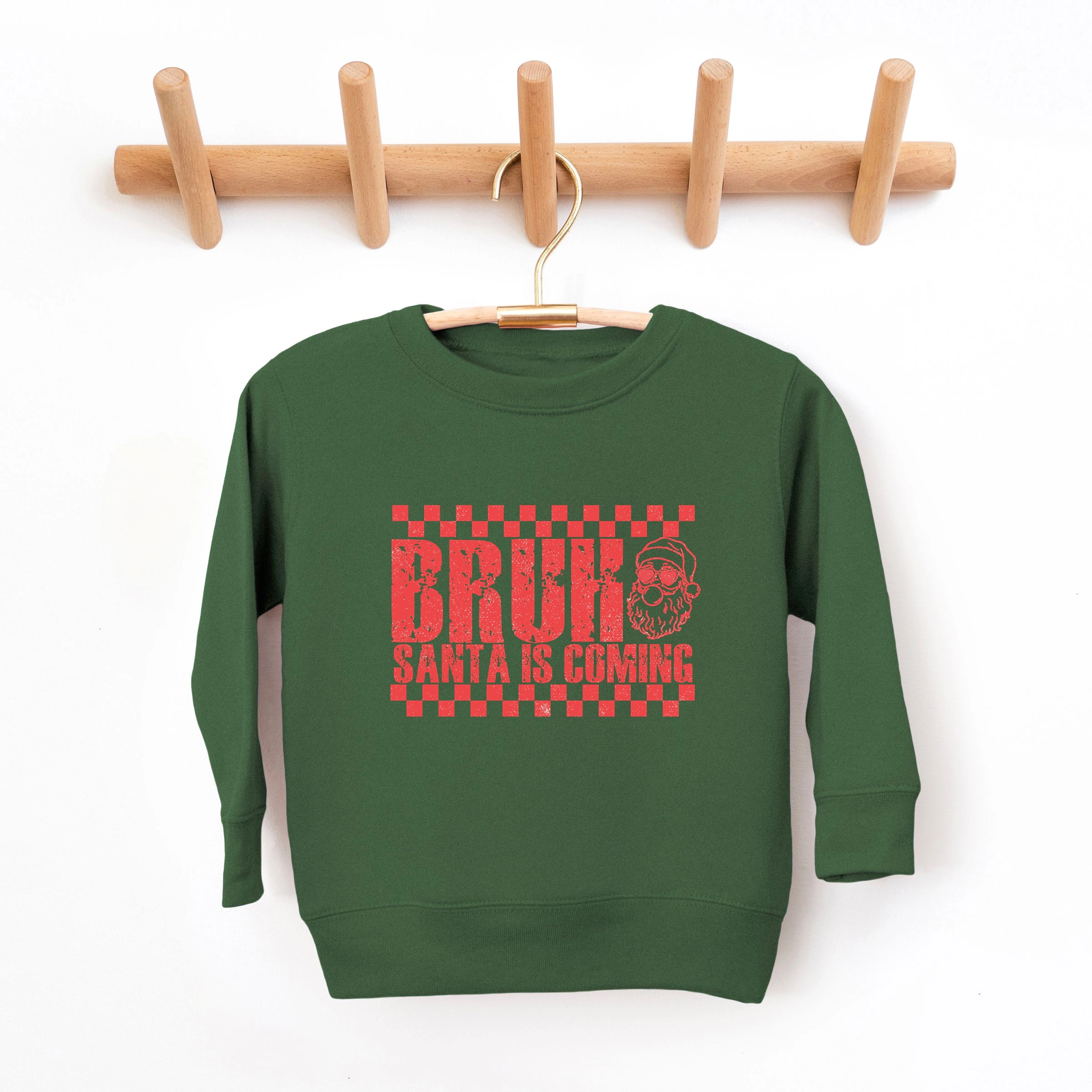 The Juniper Shop - Toddler Graphic Sweatshirt Bruh Santa is Coming