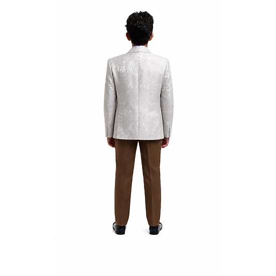 Elie Balleh Boys Slim Fit Classic Blazer