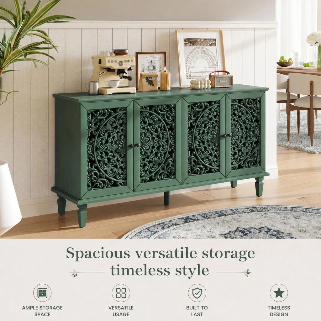 GOODSILO Spacious Enclosed Home Storage Cabinet