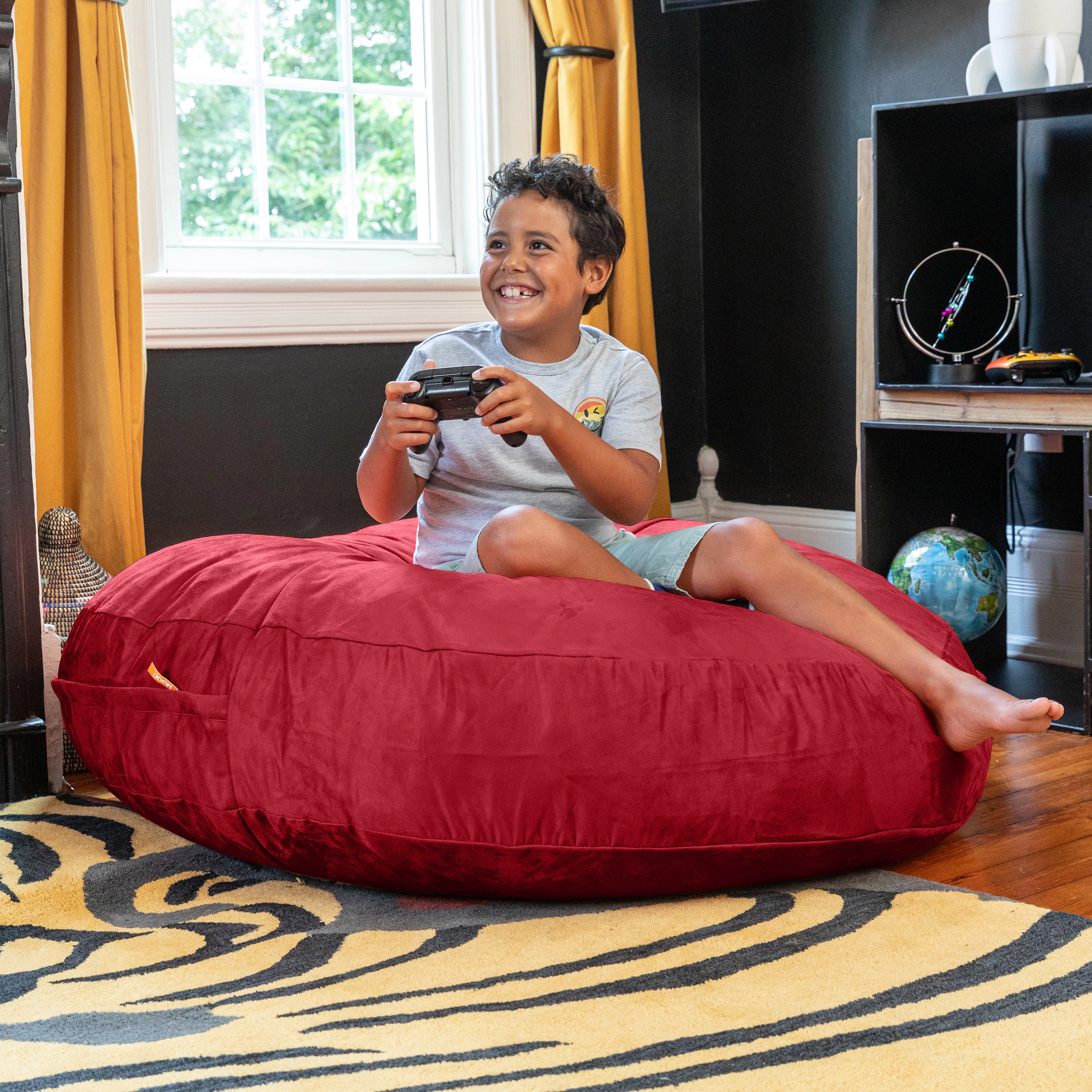 Jaxx Cocoon 4 Foot Bean Bag Chair and Crash Pad