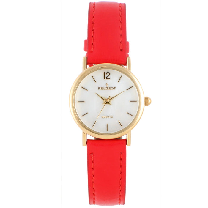 Peugeot Women's Classic 24mm Red Watch With Easy to Read Numerals