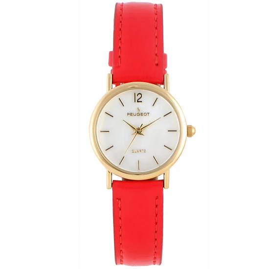 Peugeot Women's Classic 24mm Red Watch With Easy to Read Numerals